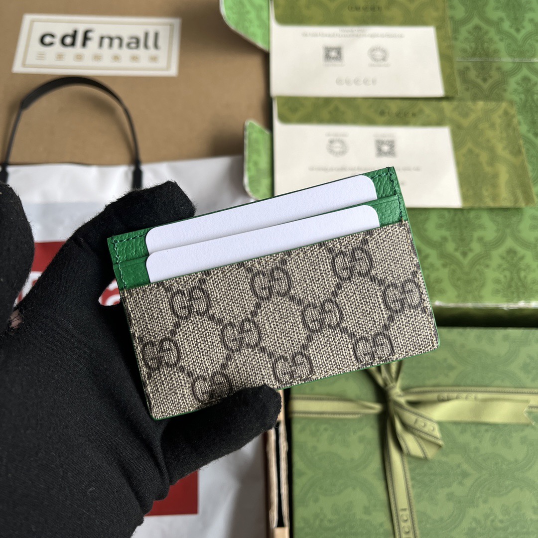 Gucci Kartenetui Mit GG Detail Size 11*7cm