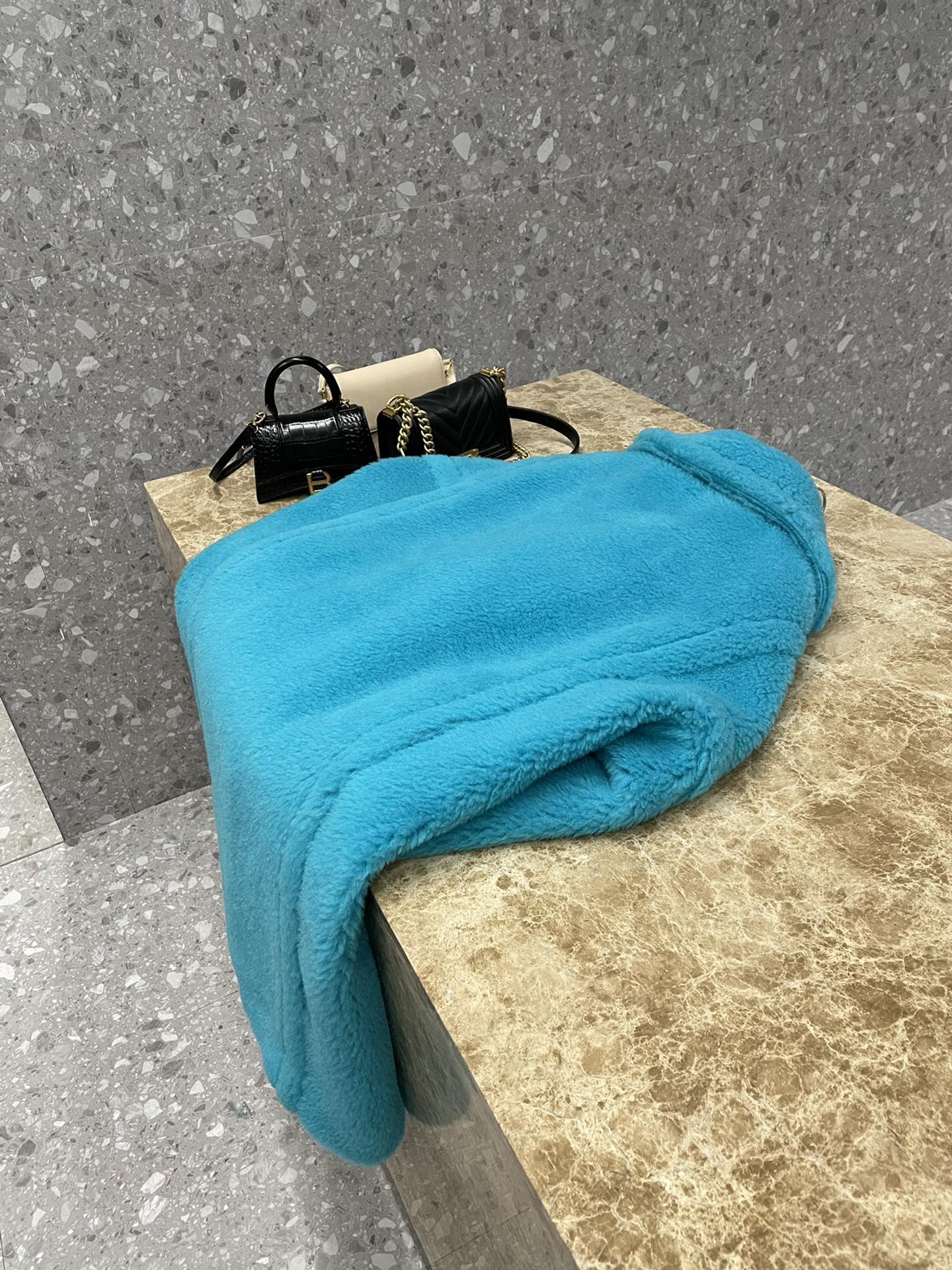 Max Mara Teddy fur long coat Size XS-M