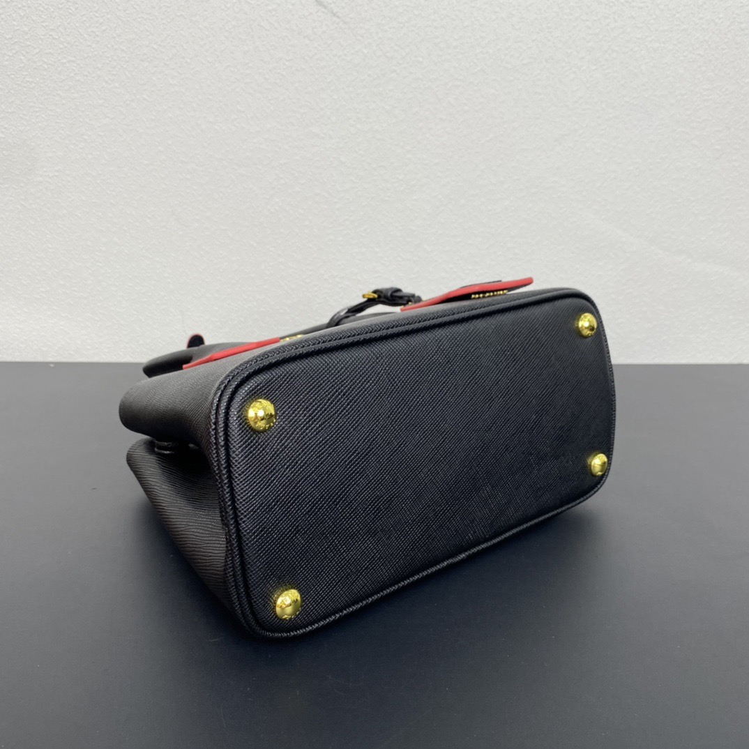 Prada 1BG443 Double Saffiano Leather Bags Size 25*18.5*12.5cm