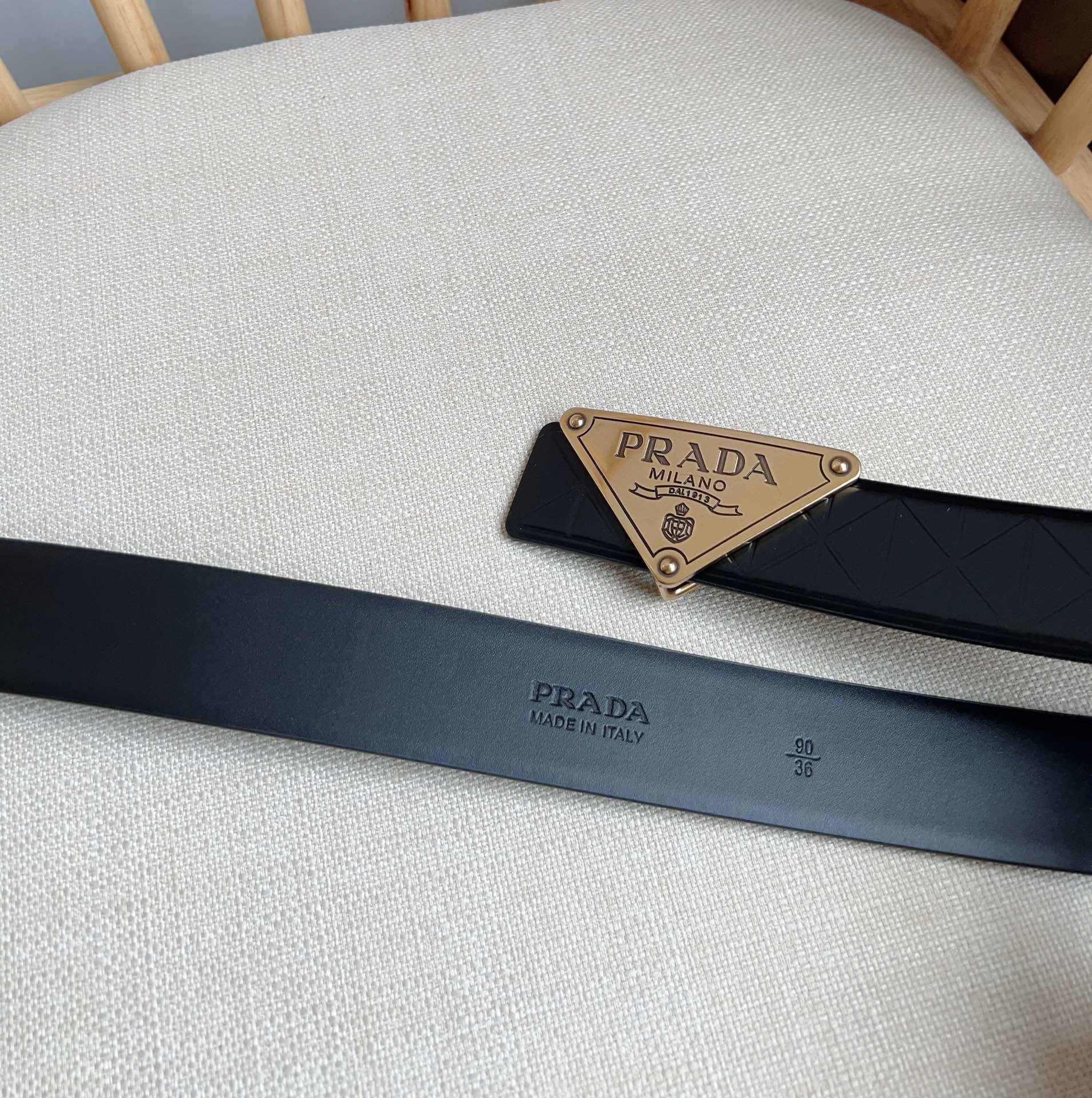 Prada Men Belt Width 3.5cm