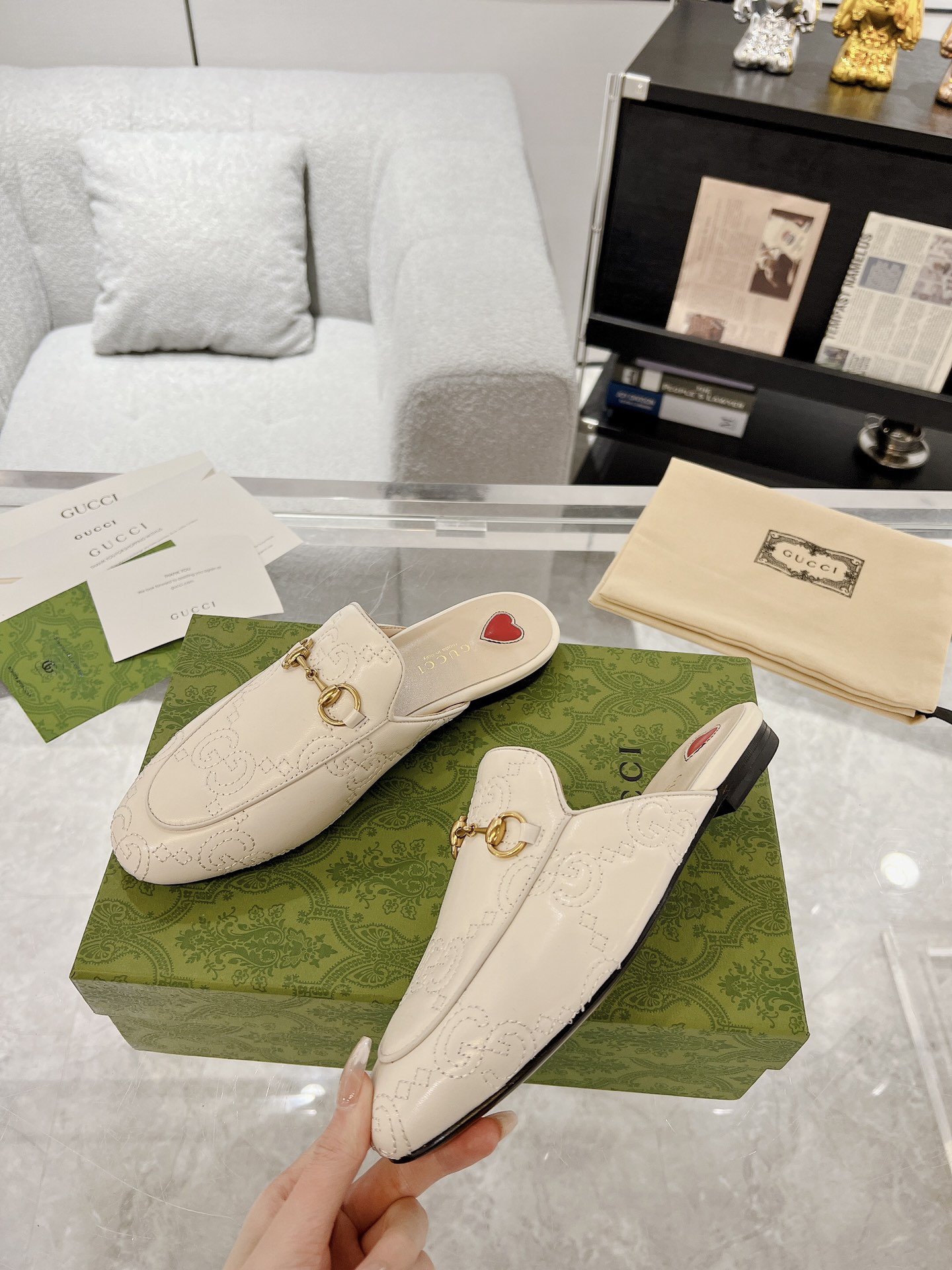 Gucci Princetown GG Slippers Size 35-40