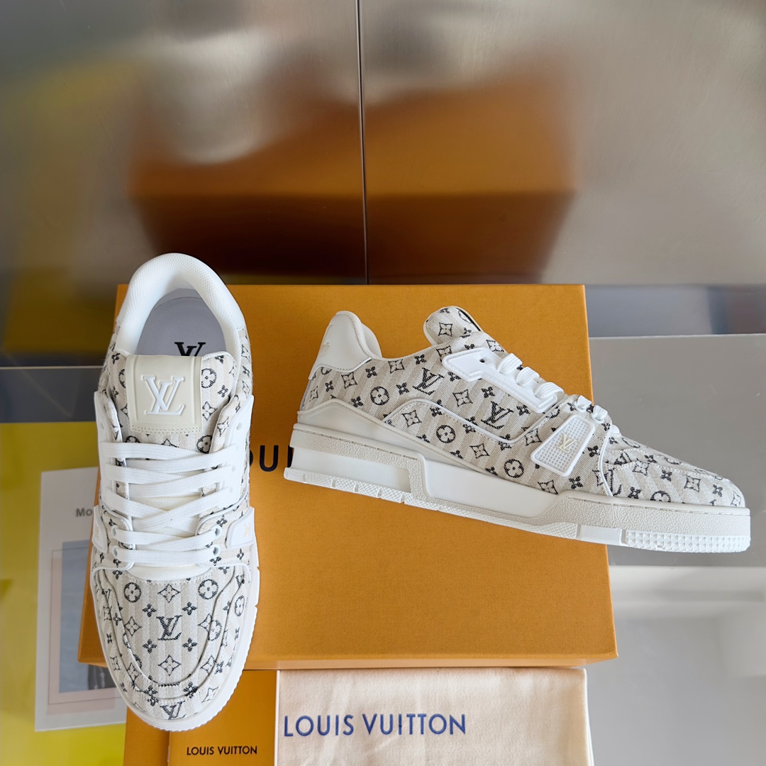 Louis Vuitton 2024New LV Trainer Sneaker Size 36-46