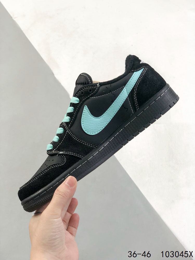 Nike Air Jordan 1 x Travis Scott Low Top Sneaker Shoes Gr. 36-46