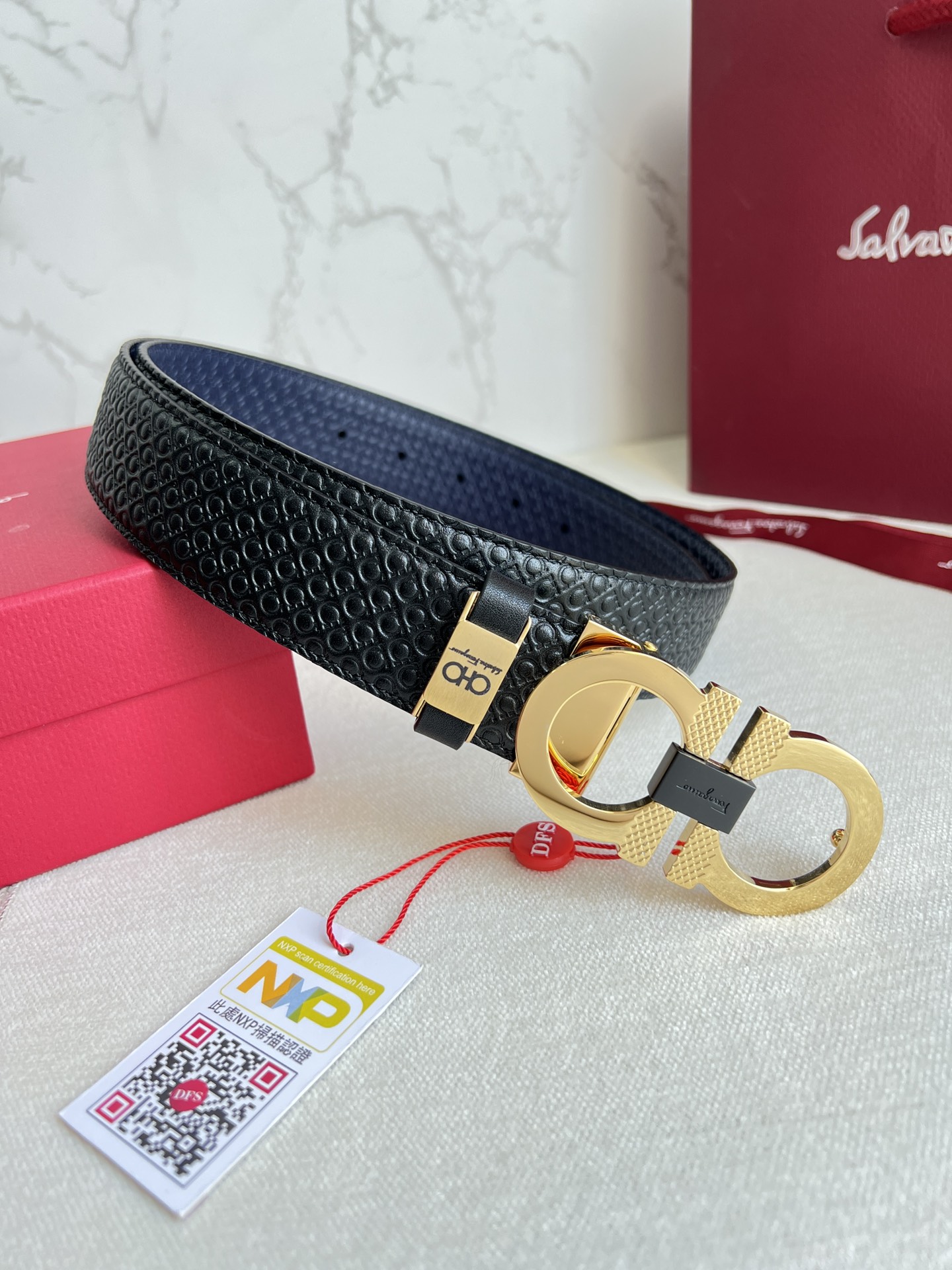 Ferragamo Men Belt Width 3.5cm