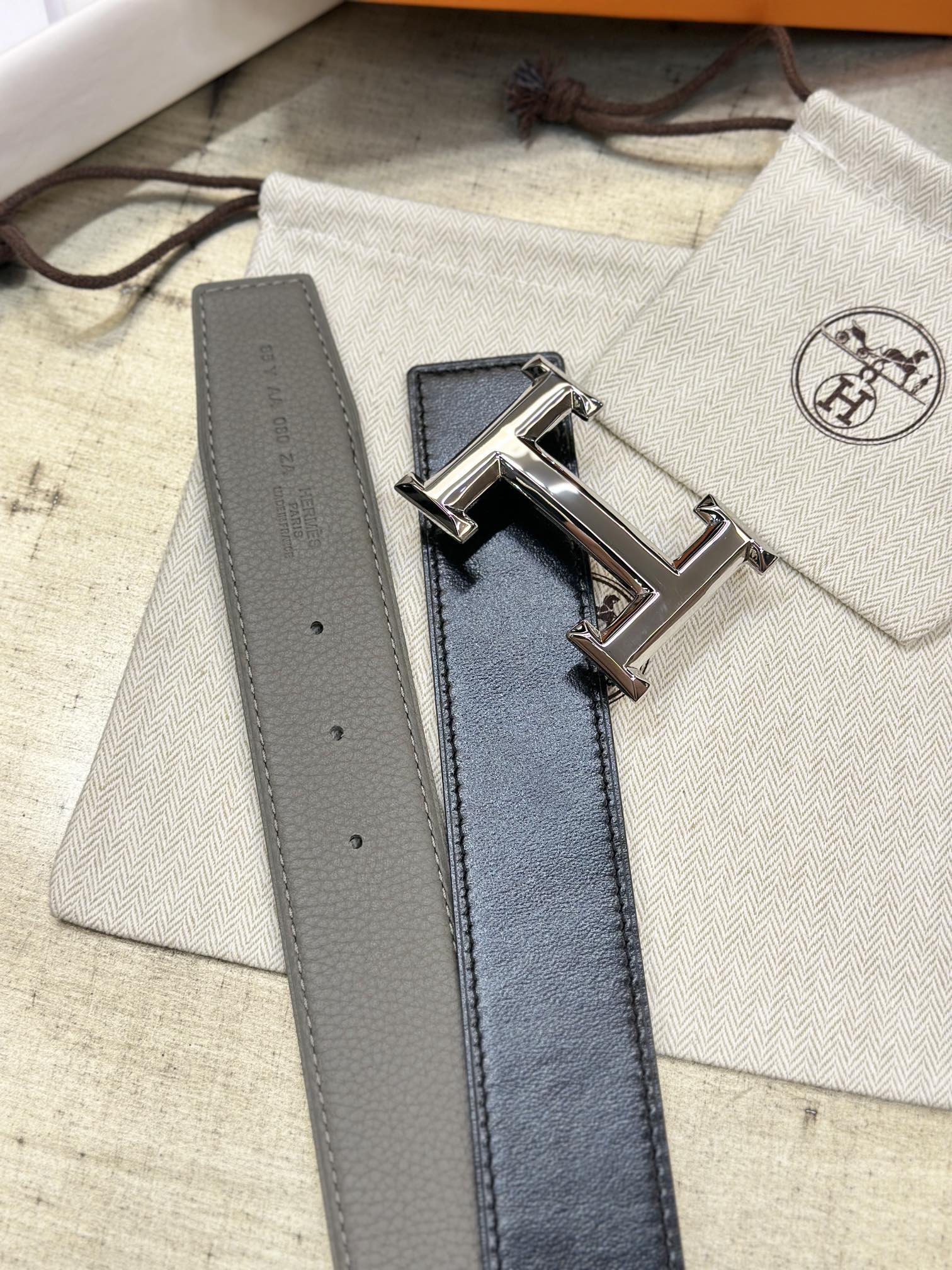 Hermes Men Belt Width 3.8cm