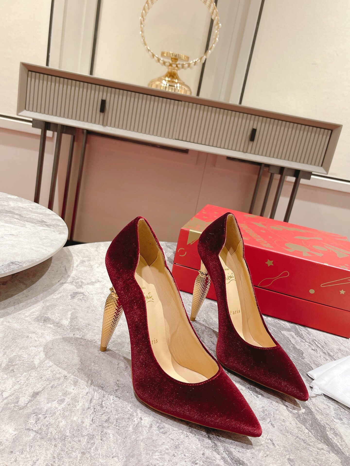 Christian Louboutin Lipchick Pumps Size 35-41 2-Color