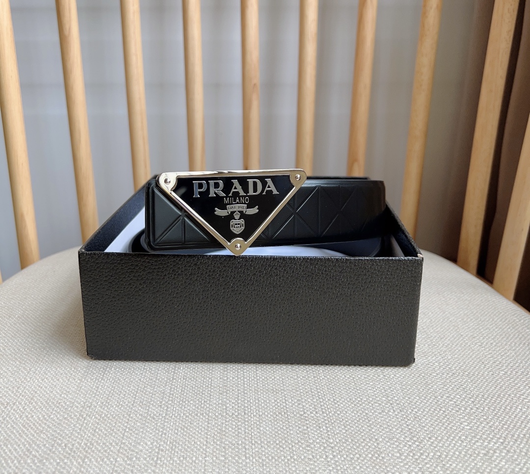 Prada Men Belt Width 3.5cm