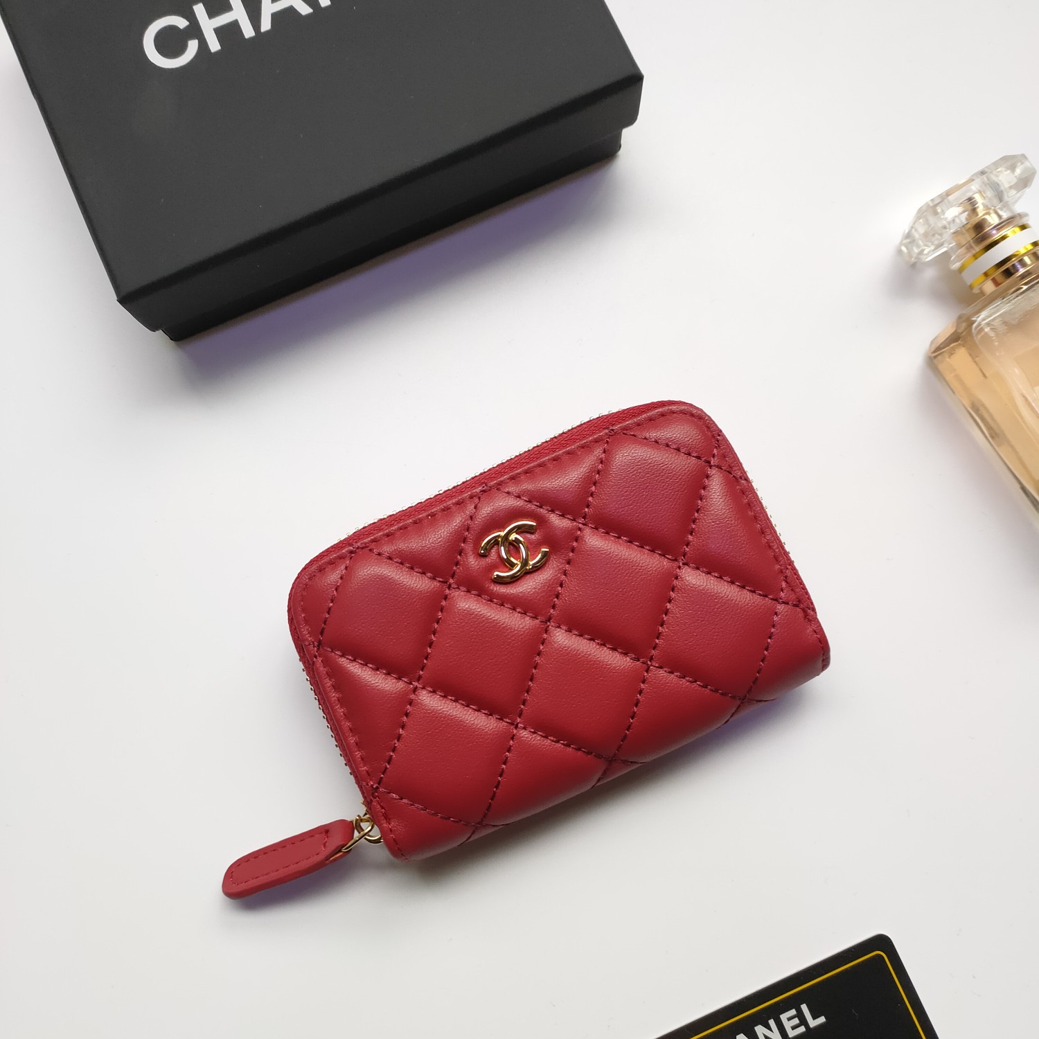 Chanel Card Holder Size 10*9cm 6-Color