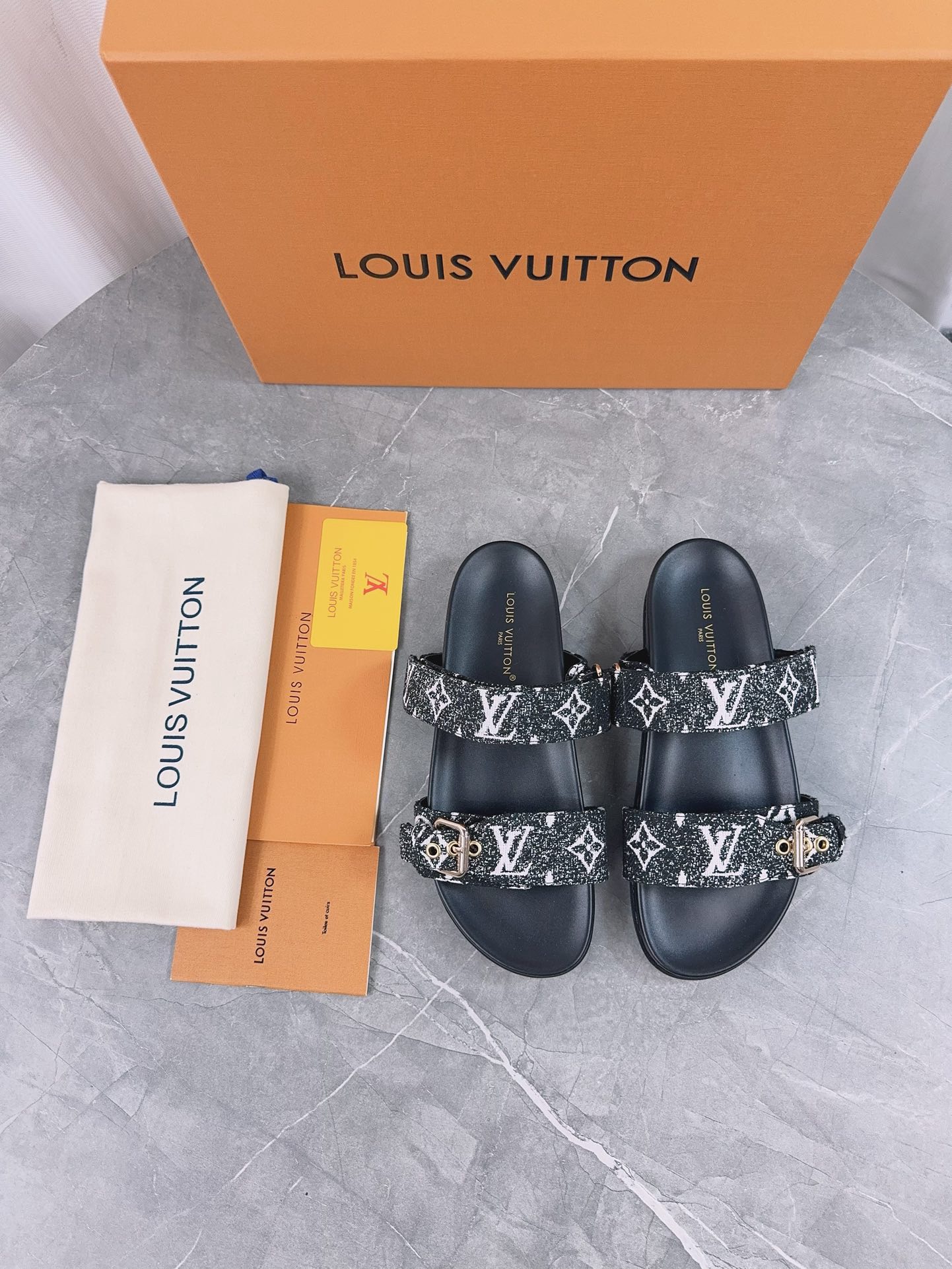 Louis Vuitton Pool Pillow Flat Comfort Slippers Size 36-46
