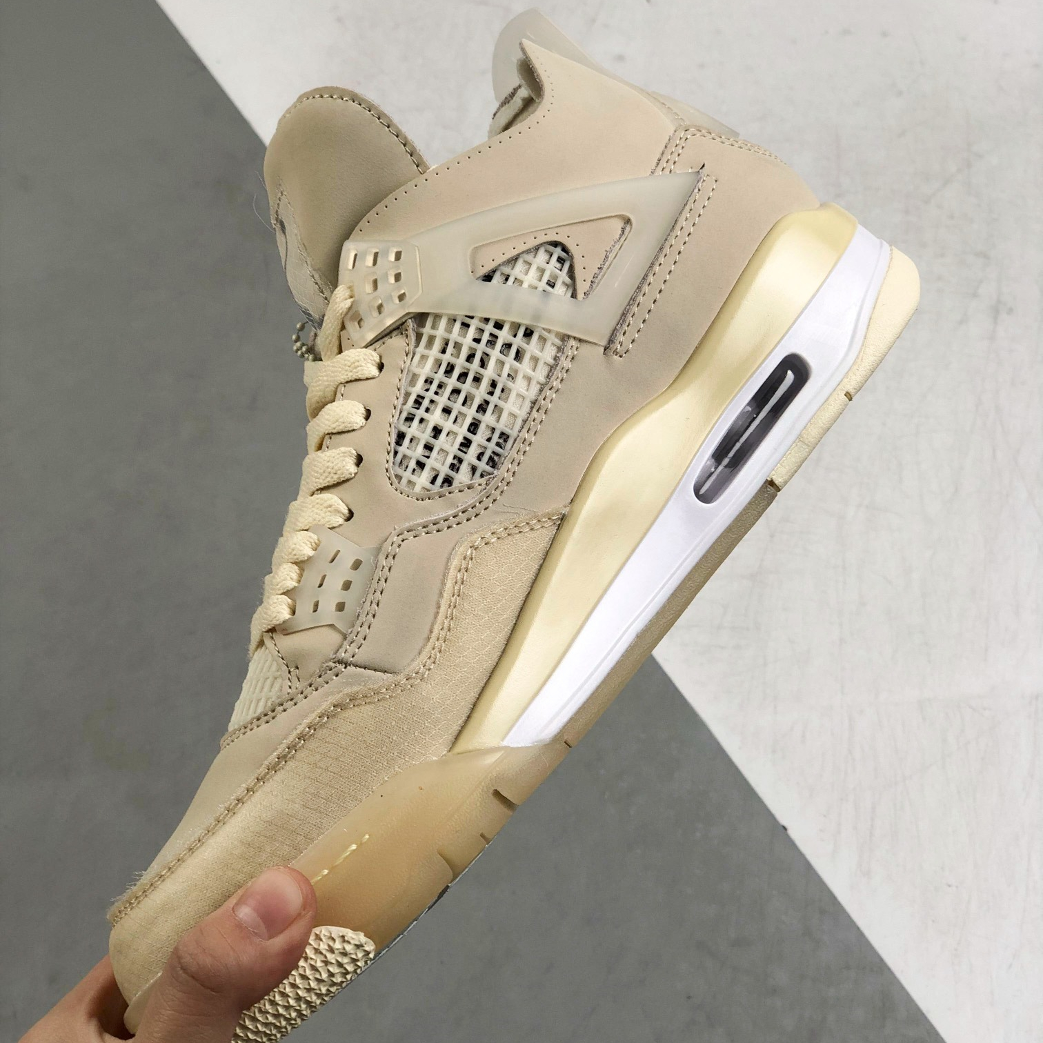 Nike Air Jordan 4 x OFF White Sneakers Shoes Gr. 36-46