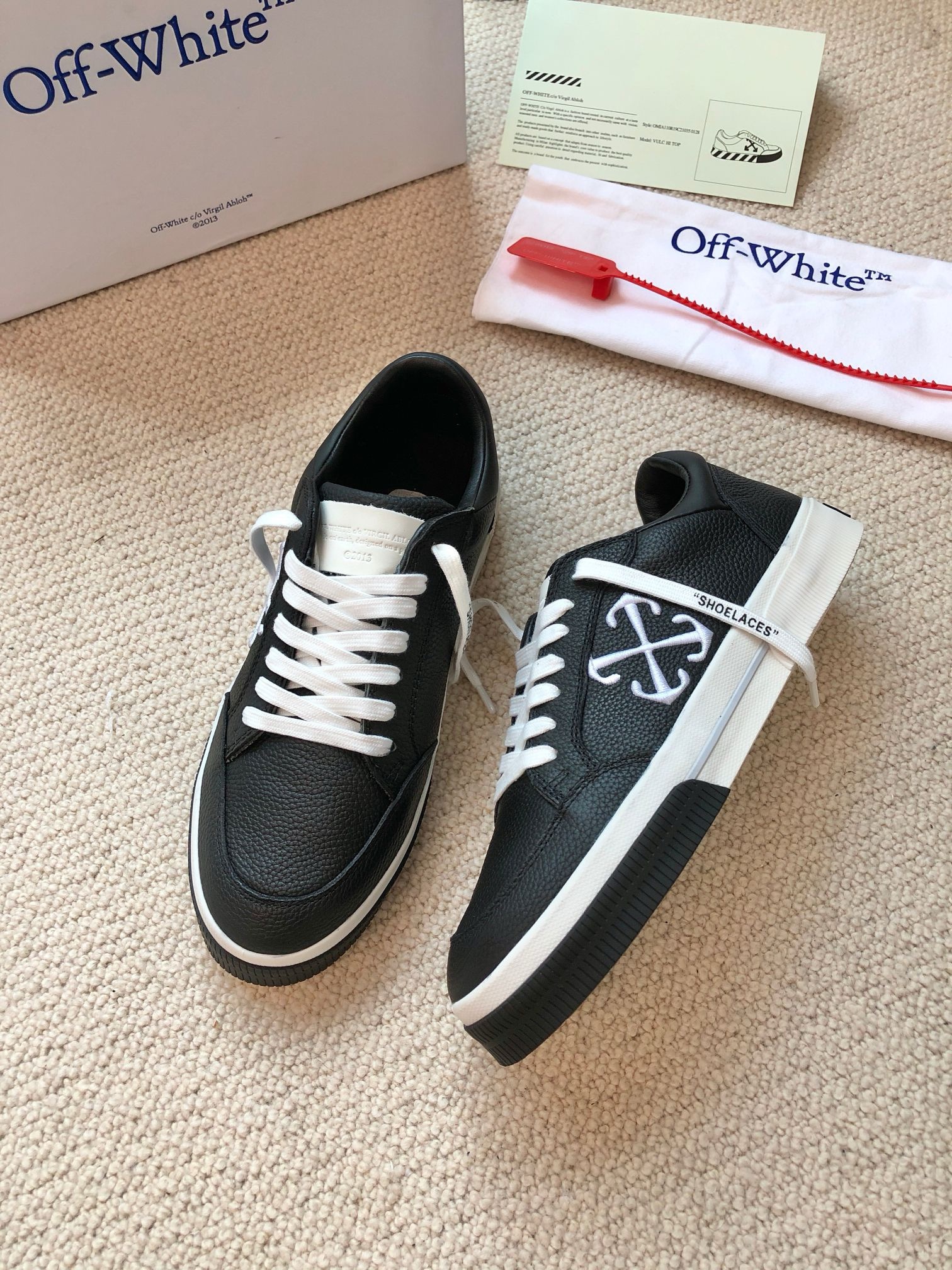 OFF White 2024ss New Low Vulcanized Sneaker Size 36-45