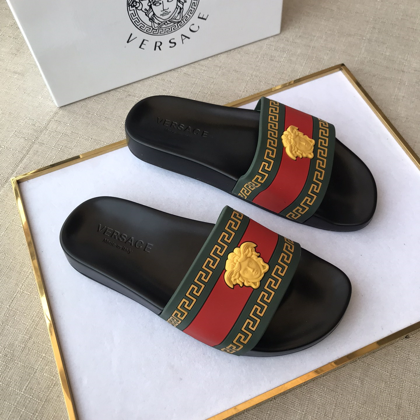 Versace Mens Women Sandals Gr. 36-46