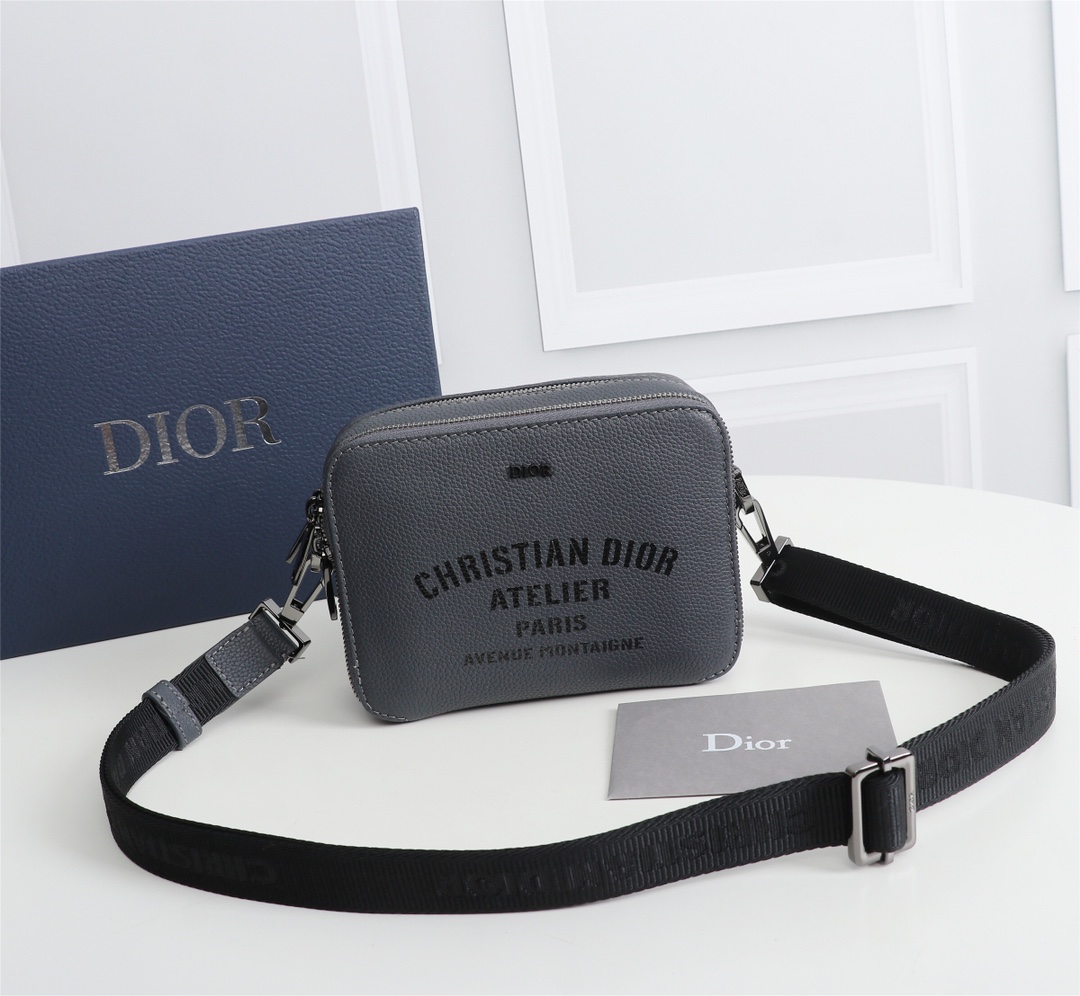 Dior Mens Shoulder Bags 17*12.5*5cm