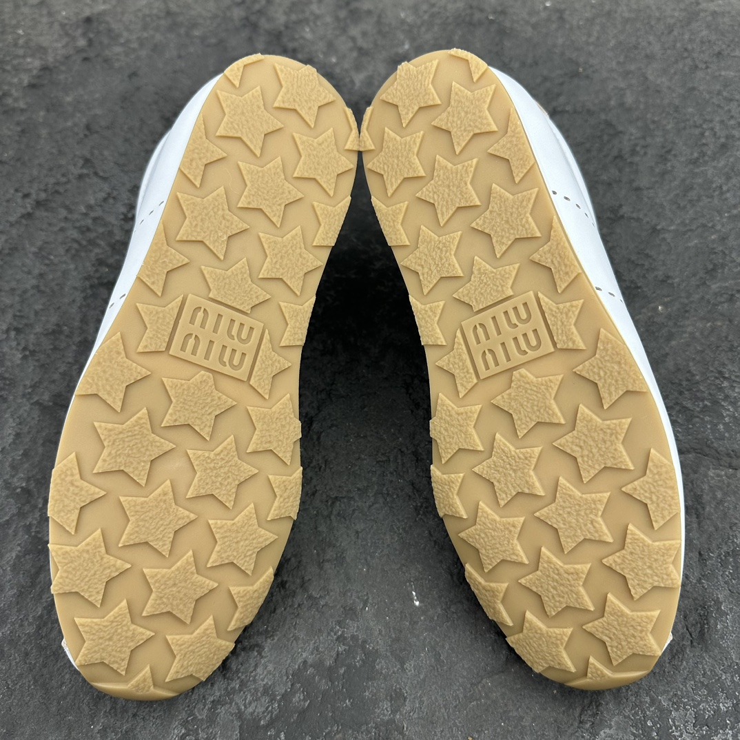 MiuMiu Plume Nappa Sneaker Size 35-40