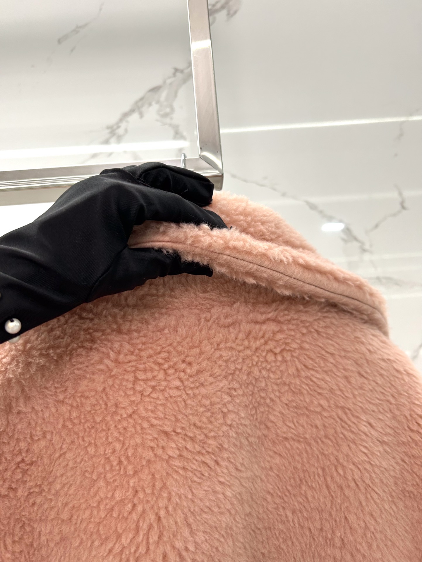 Max Mara Teddy fur long coat Size XS-M