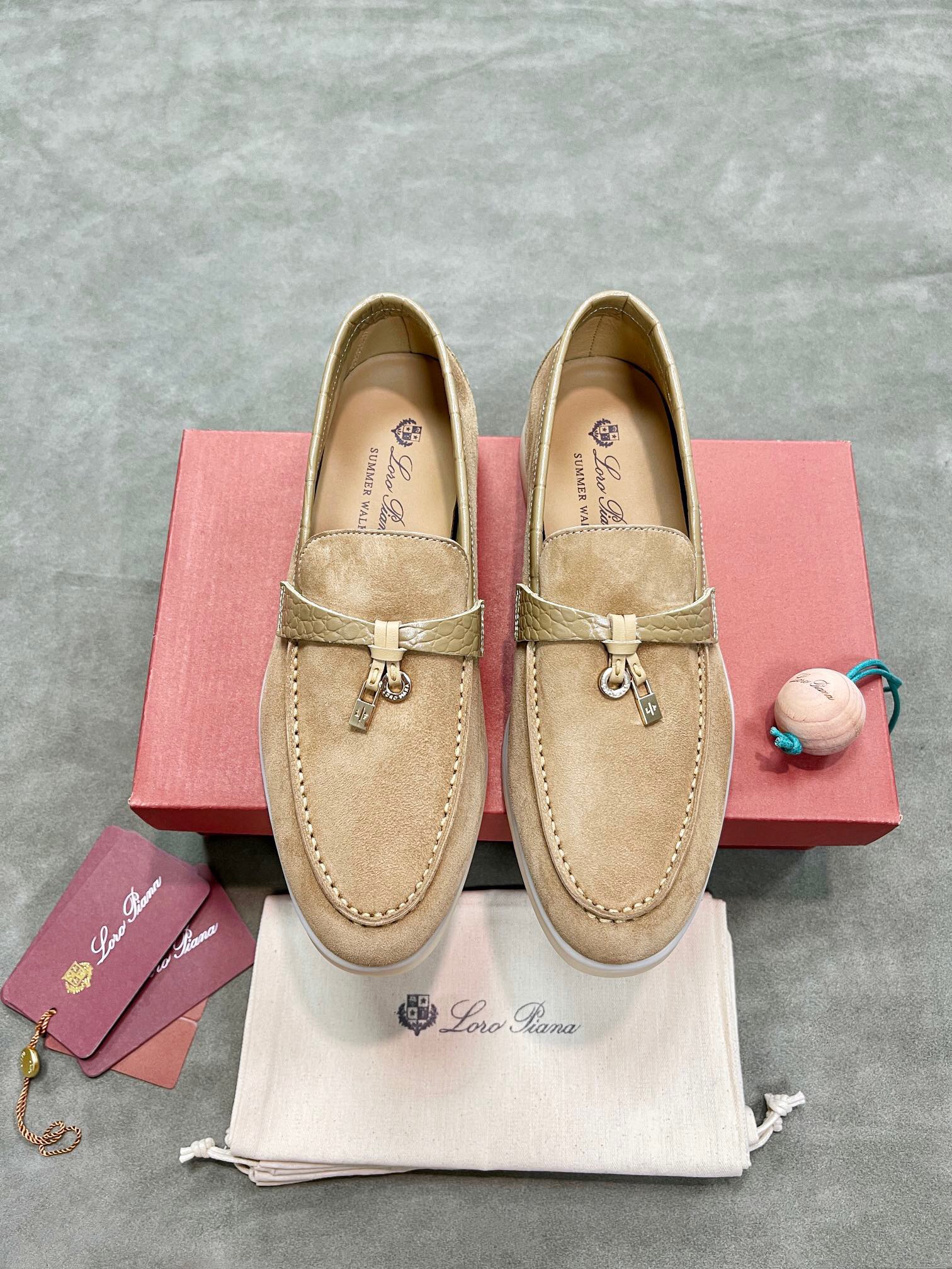 Loro Piana Unisex Loafers Size 36-45