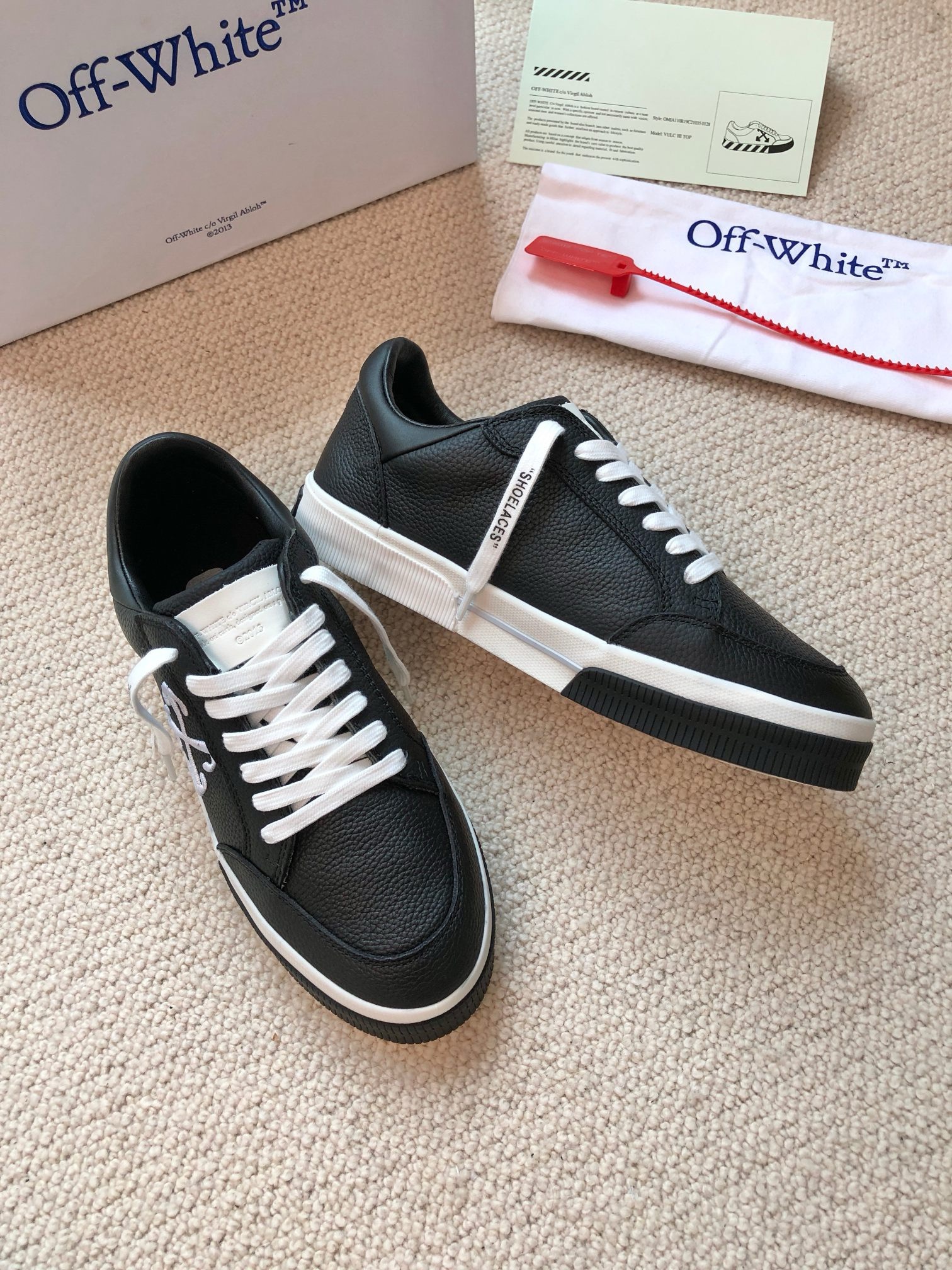 OFF White 2024ss New Low Vulcanized Sneaker Size 36-45