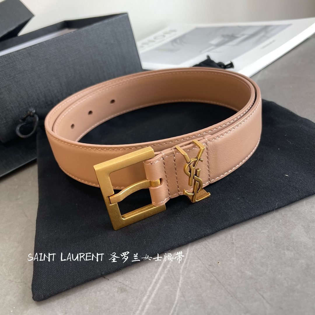 YSL Women Belt Width 3cm