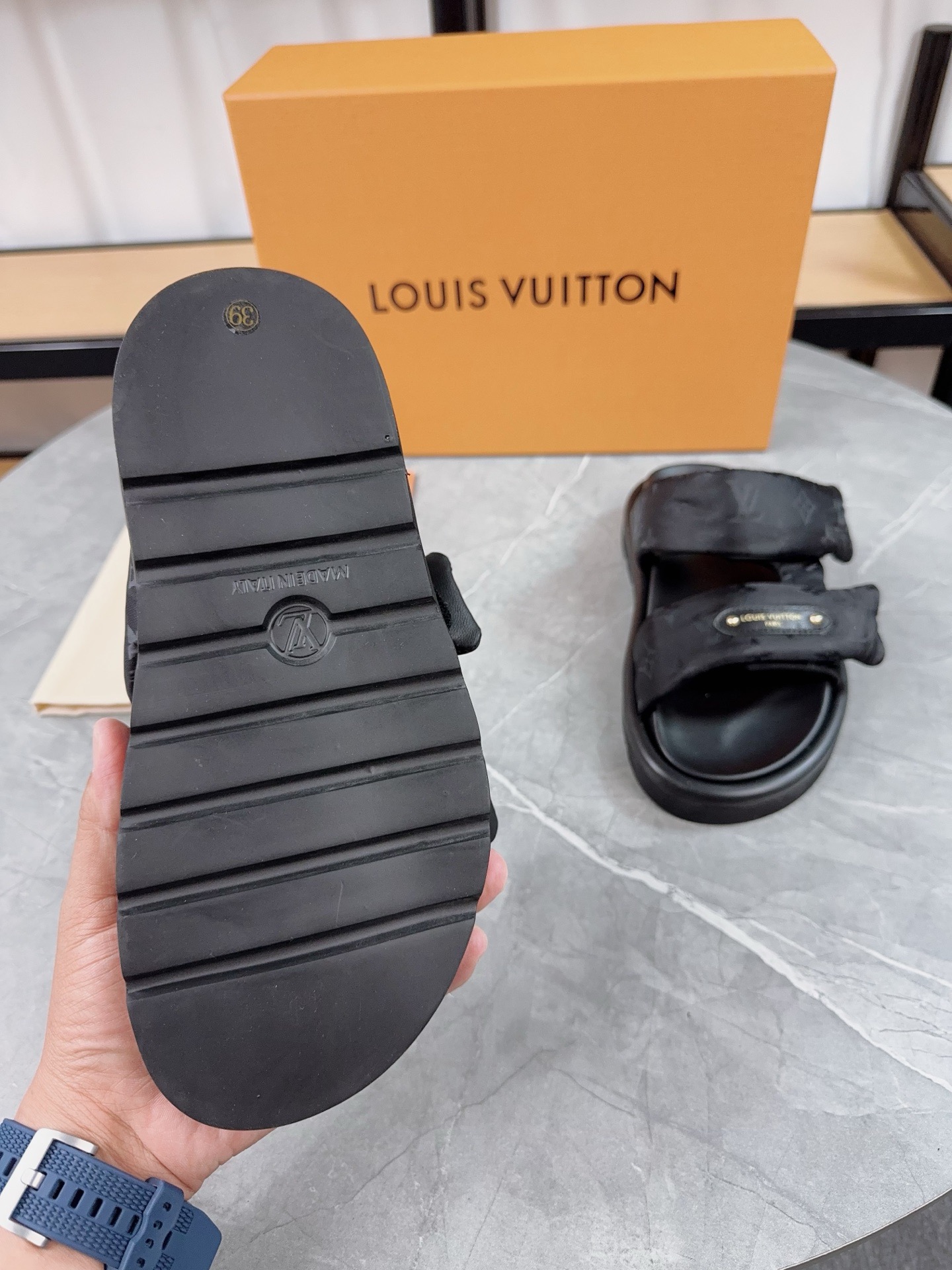 Louis Vuitton Pool Pillow Flat Comfort Slippers Size 36-46