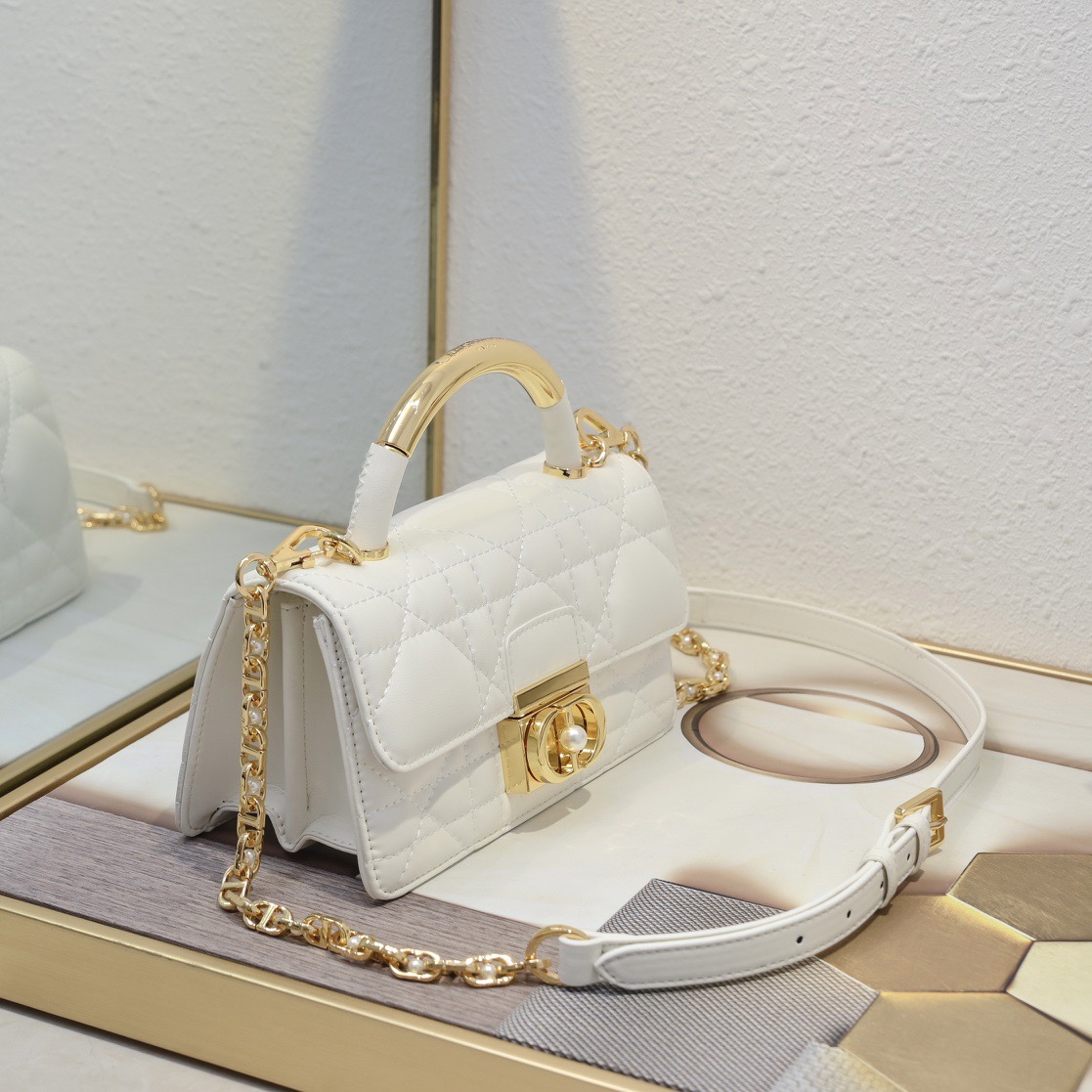 Dior Mini Dior Ange Women Shoulder Bags 20*12*5cm