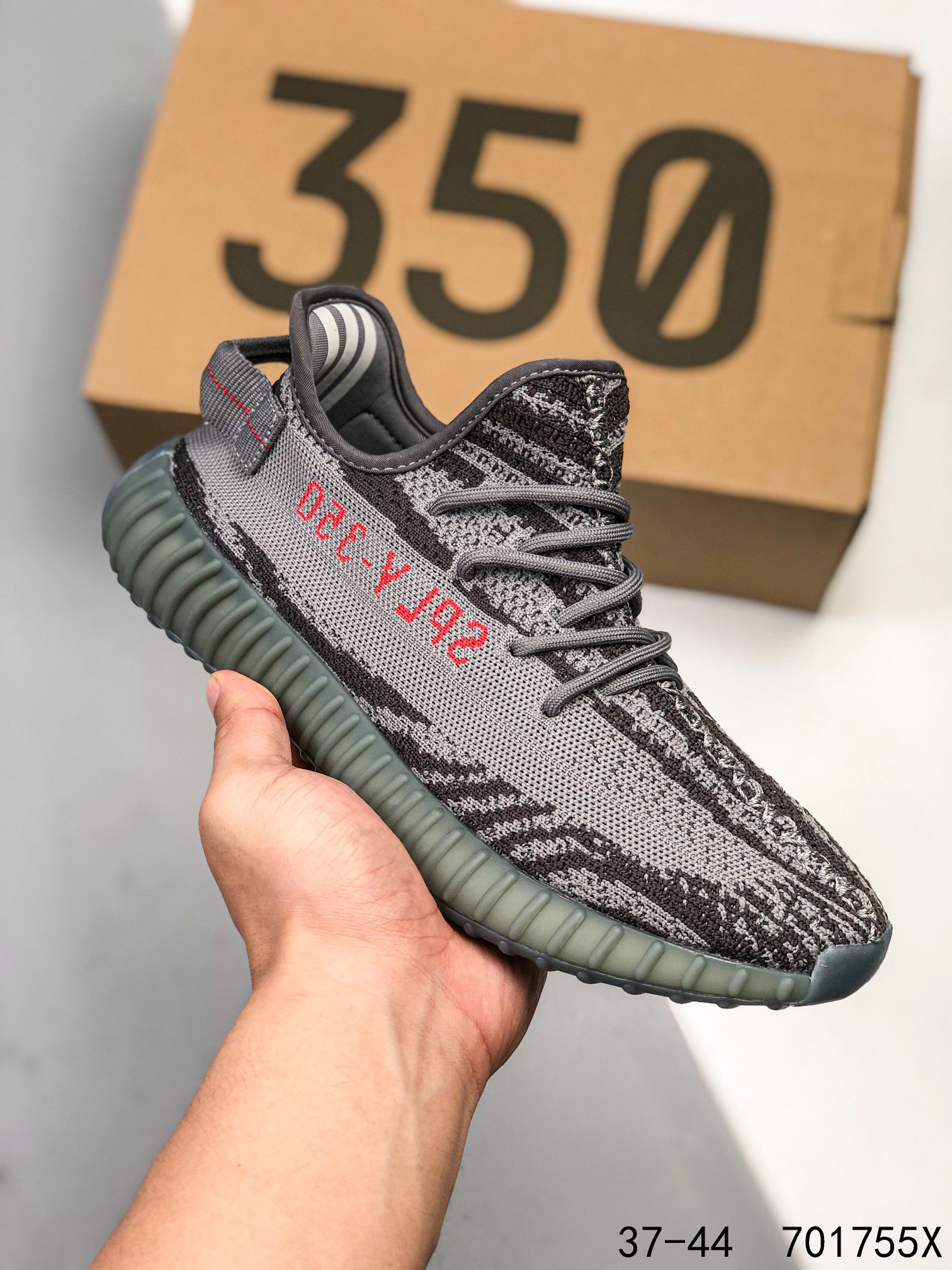 Yeezy 350 Boost 350 V2 Mens/Women Sneakers Shoes Dark Gray 36 - 45