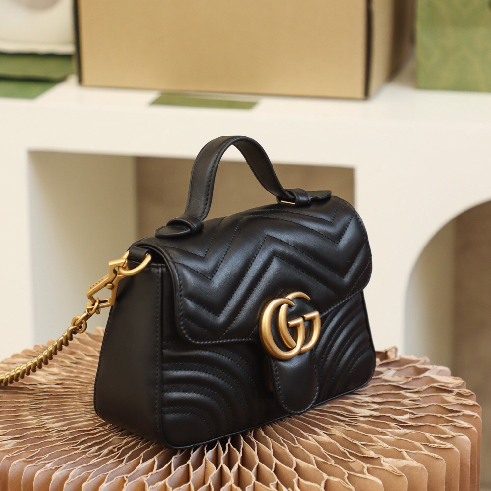 Gucci GG Marmont Top Handle Bags for Women Size 21*15.5*8cm