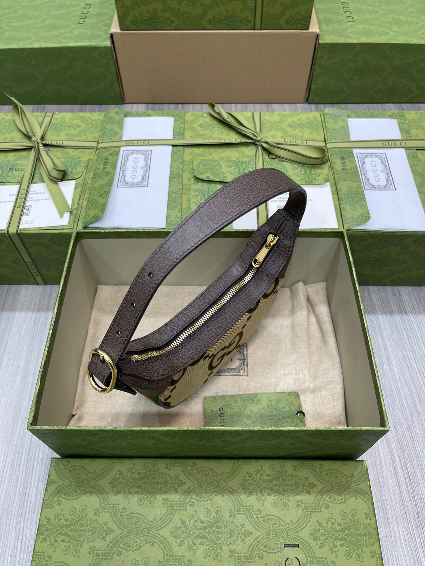 Gucci GG Ophidia Women Shoulder Bags Size 20*15*5cm