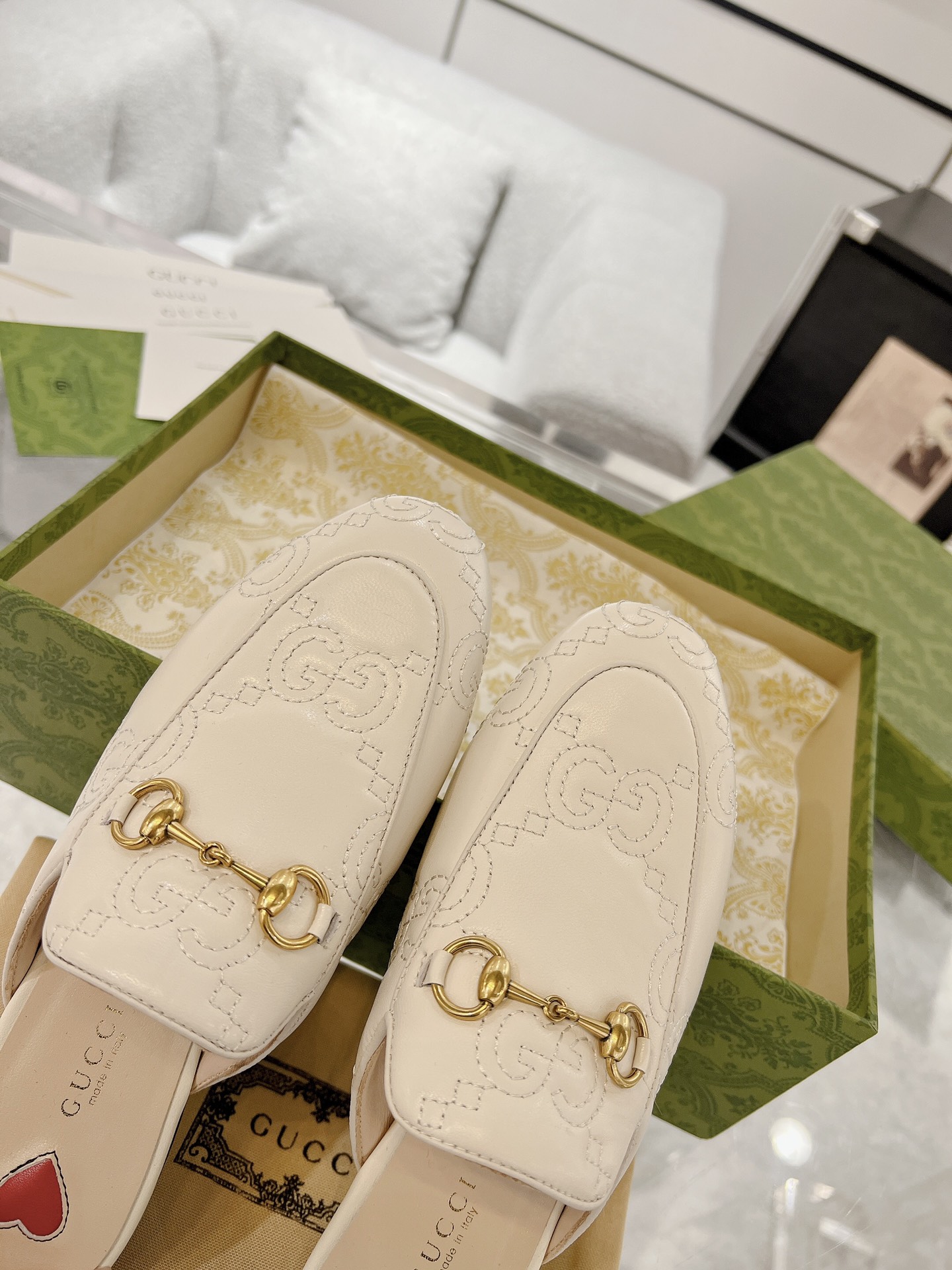 Gucci Princetown GG Slippers Size 35-40