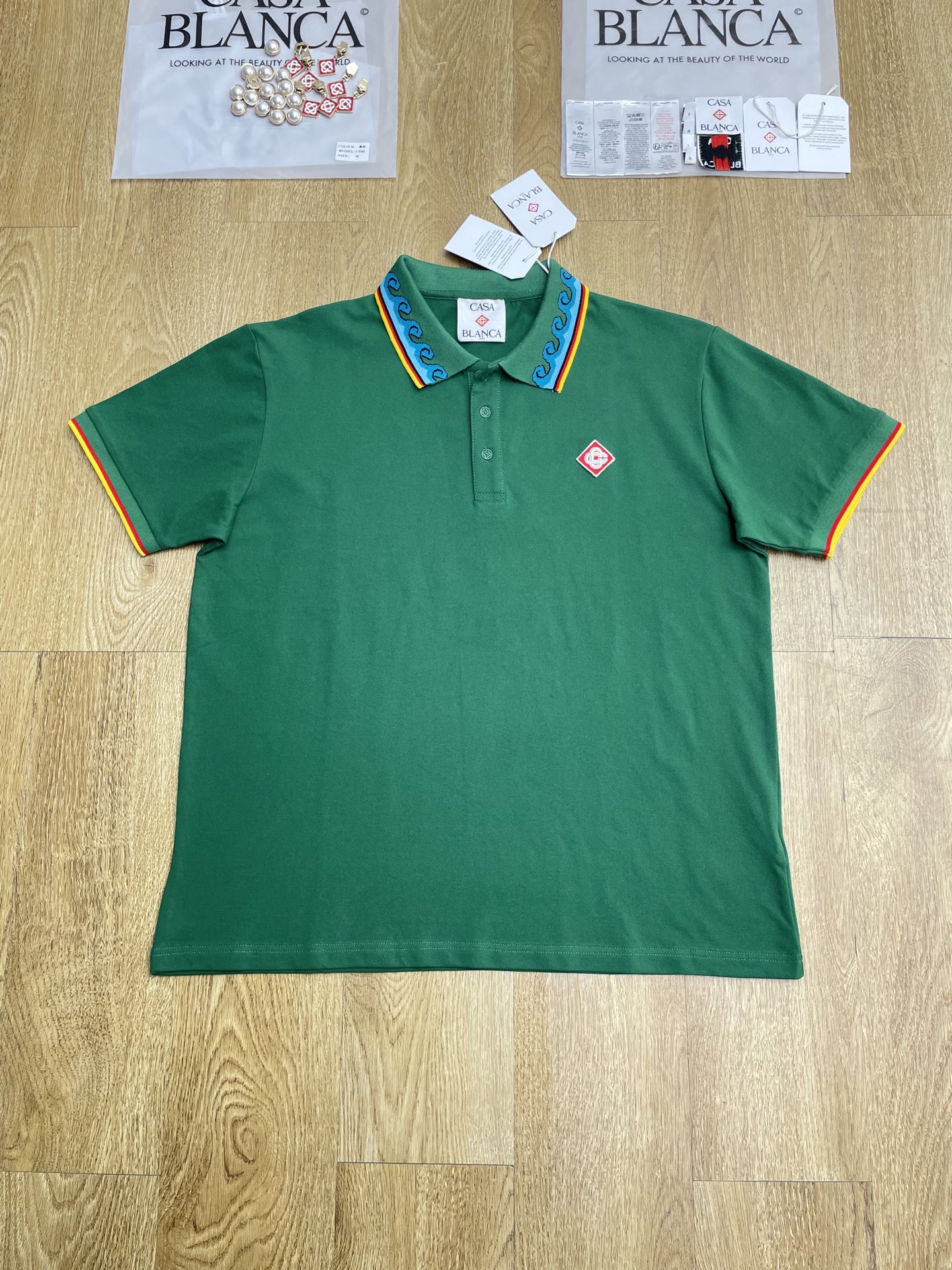 Casablanca Polo Shirt Size S-XL