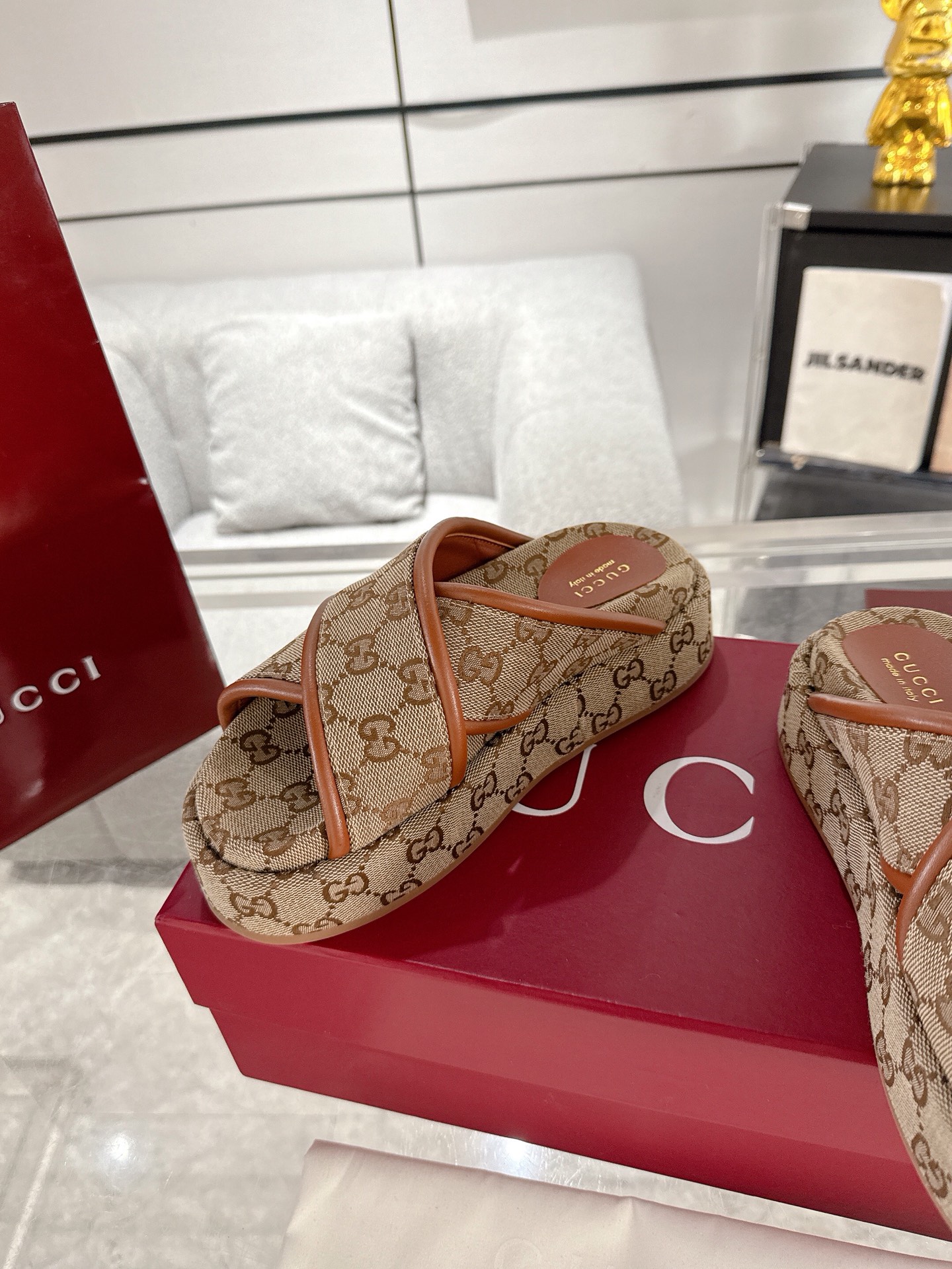 Gucci Platform Sandal Slippers Size 36-44