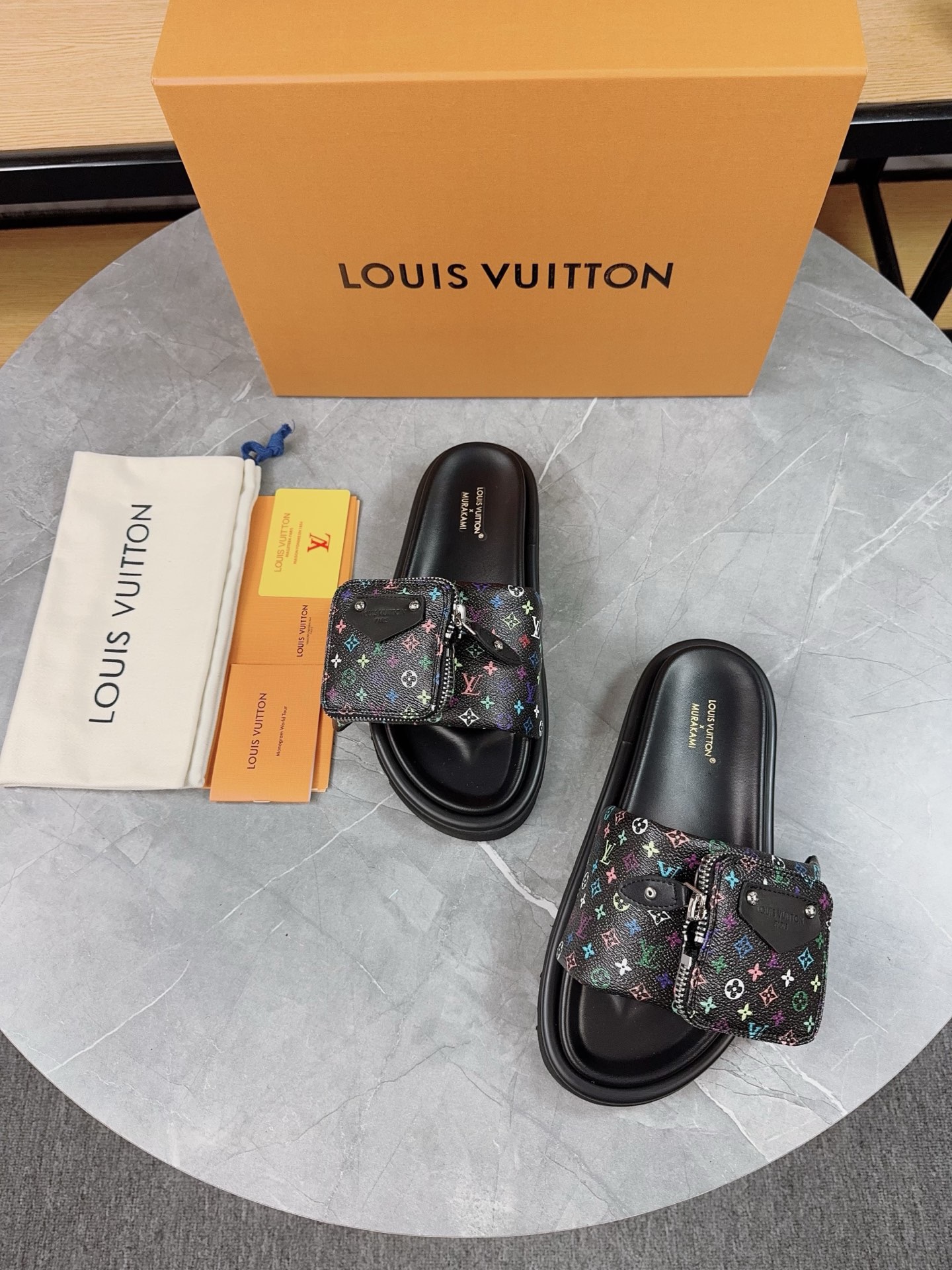 Louis Vuitton Pool Pillow Flat Comfort Slippers Size 36-46