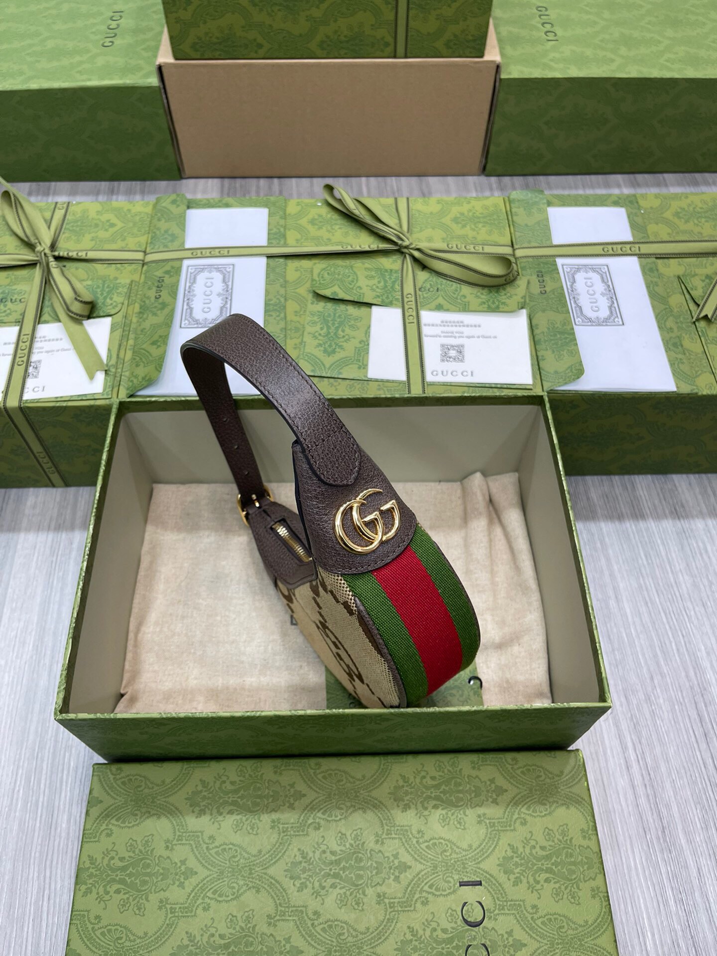 Gucci GG Ophidia Women Shoulder Bags Size 20*15*5cm