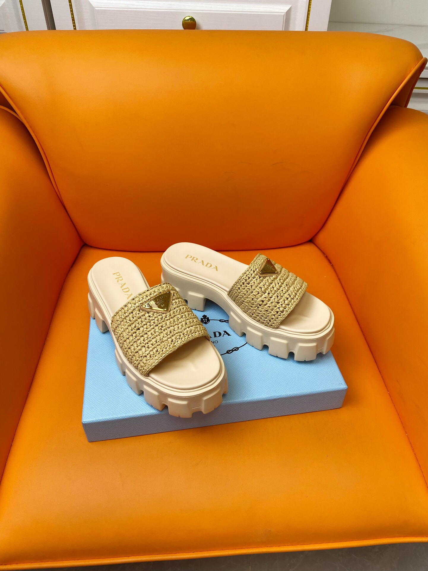 Prada 2024 New Monolith sandals Size 36-40