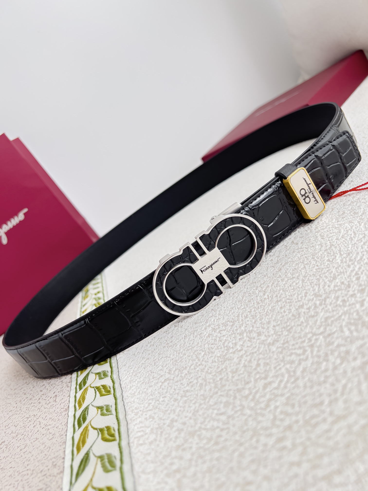 Ferragamo Men Belt Width 3.5cm