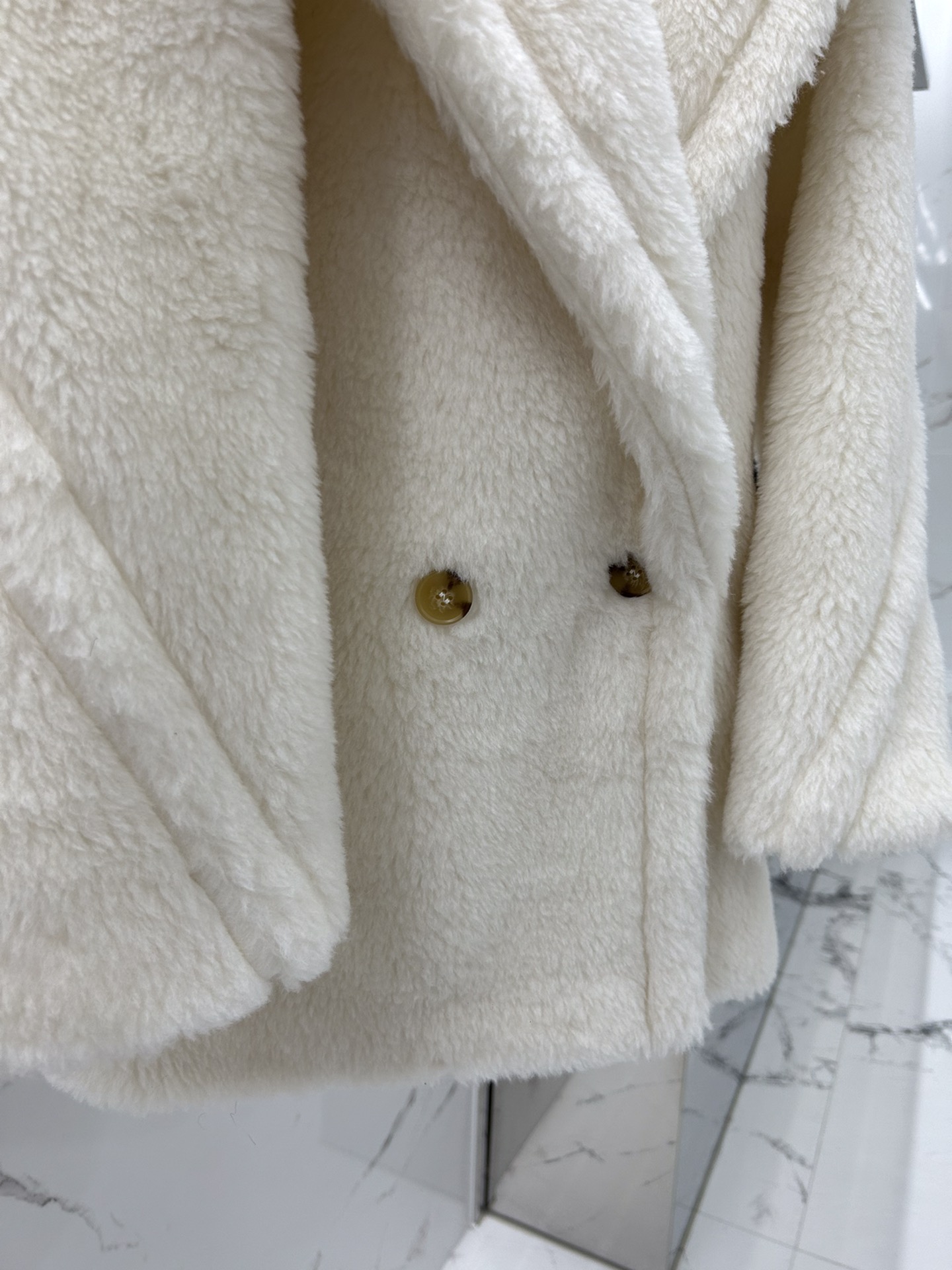 Max Mara Teddy fur Short coat Size XS-M