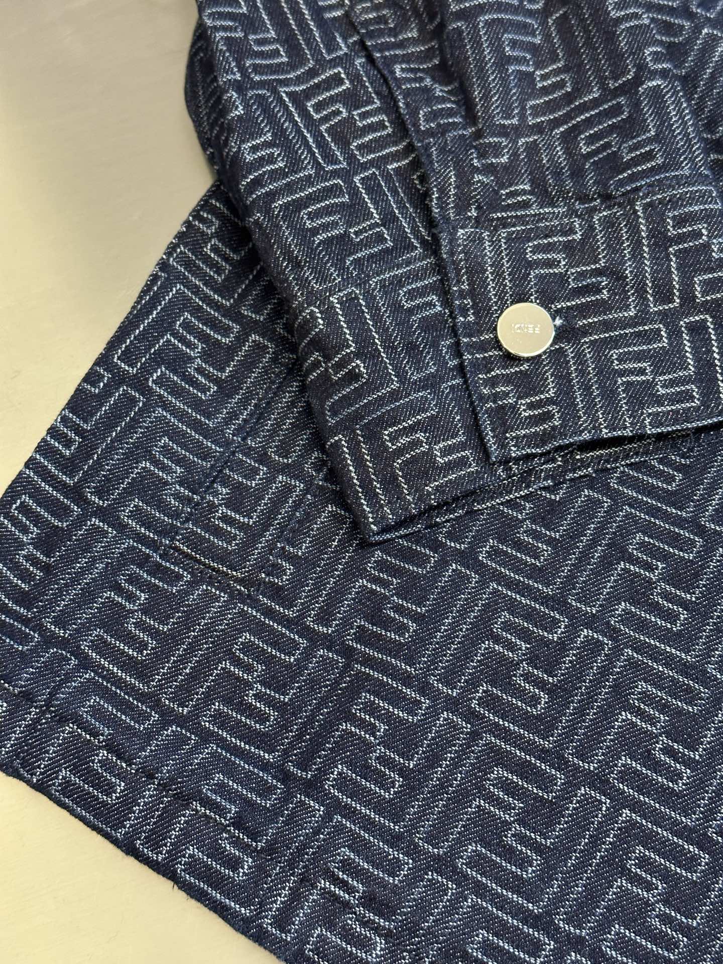 Fendi New Denim Jacket Size S-XL