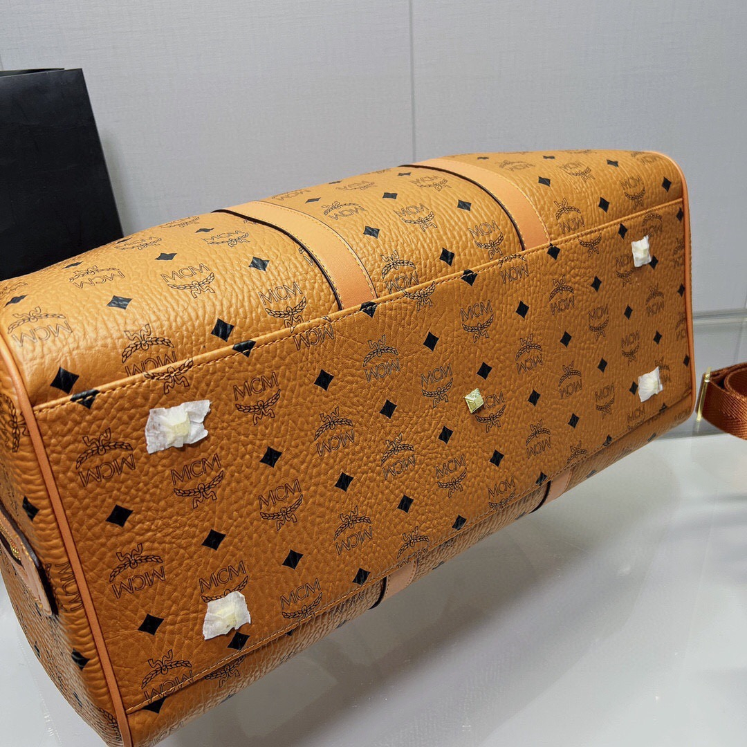 MCM Ottomar Weekender Bag in Visetos Size 45cm