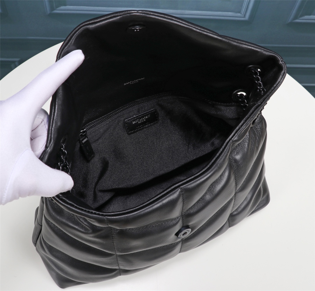 YSL Lou Lou Puffer Women Shoulder Bags Size 35*23*13cm