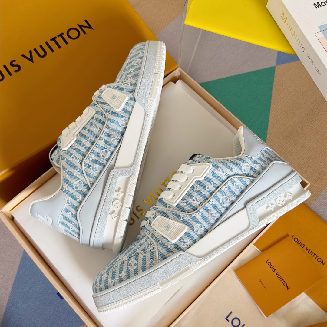 Louis Vuitton 2024New LV Trainer Sneaker Size 36-46