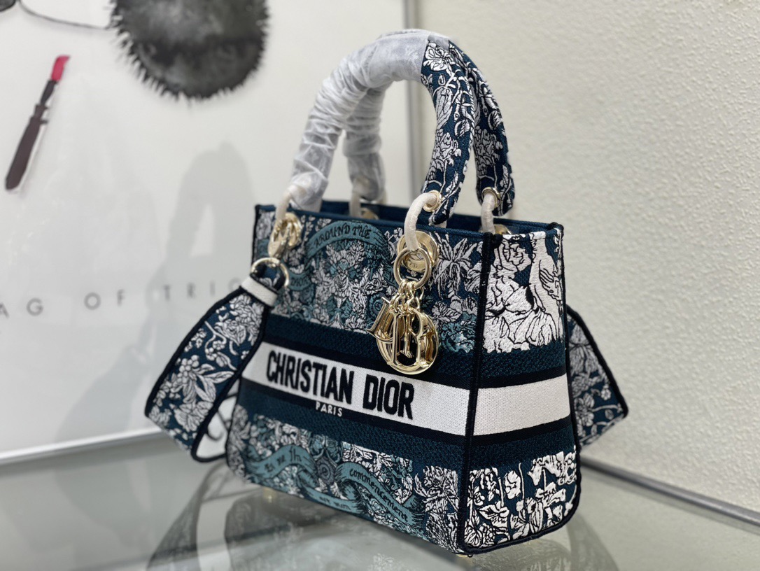 Dior Lady Women Shoulder Bags 24*20*11cm