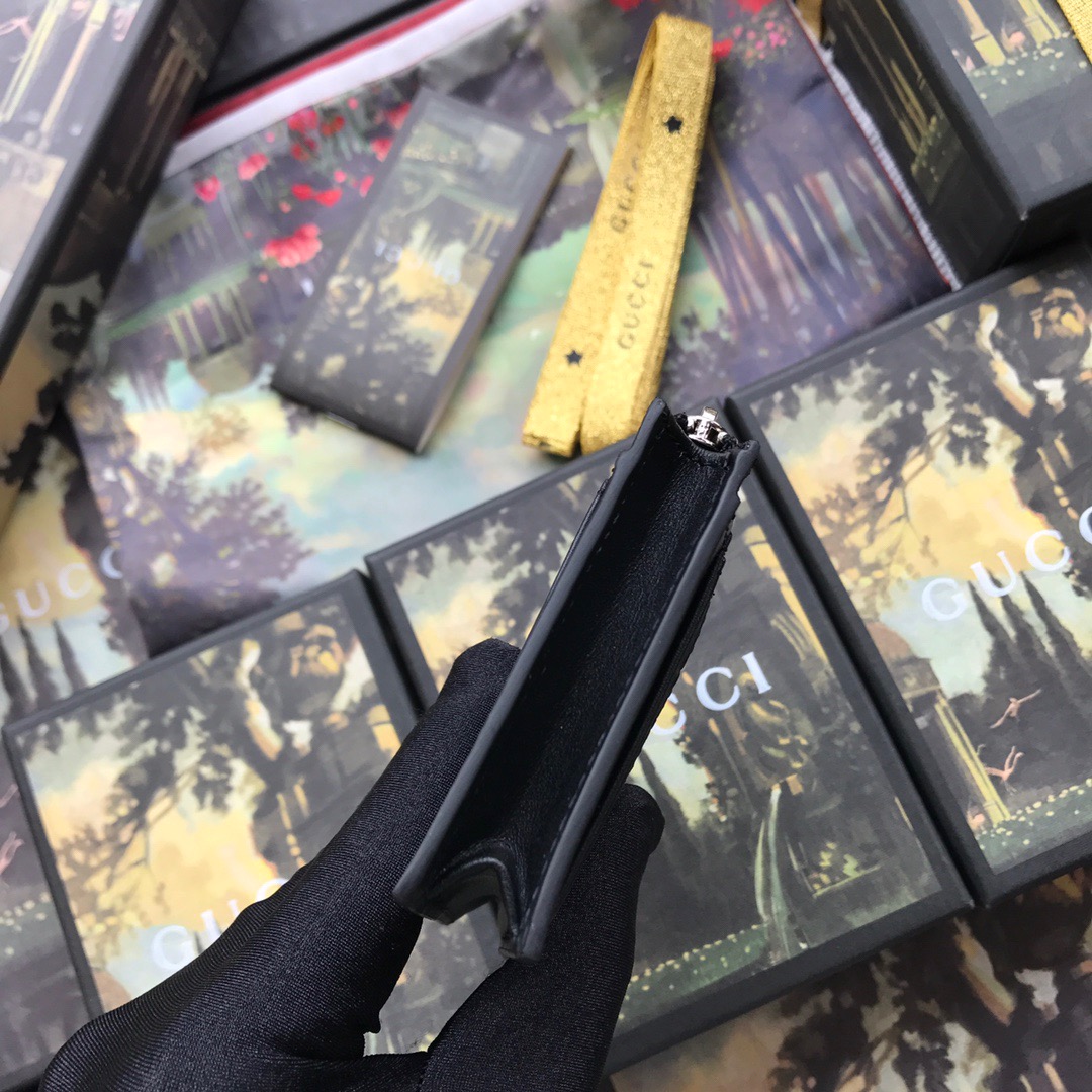 Gucci GG Gucci Signature card case Size 11.5*8*2cm Style: 597560
