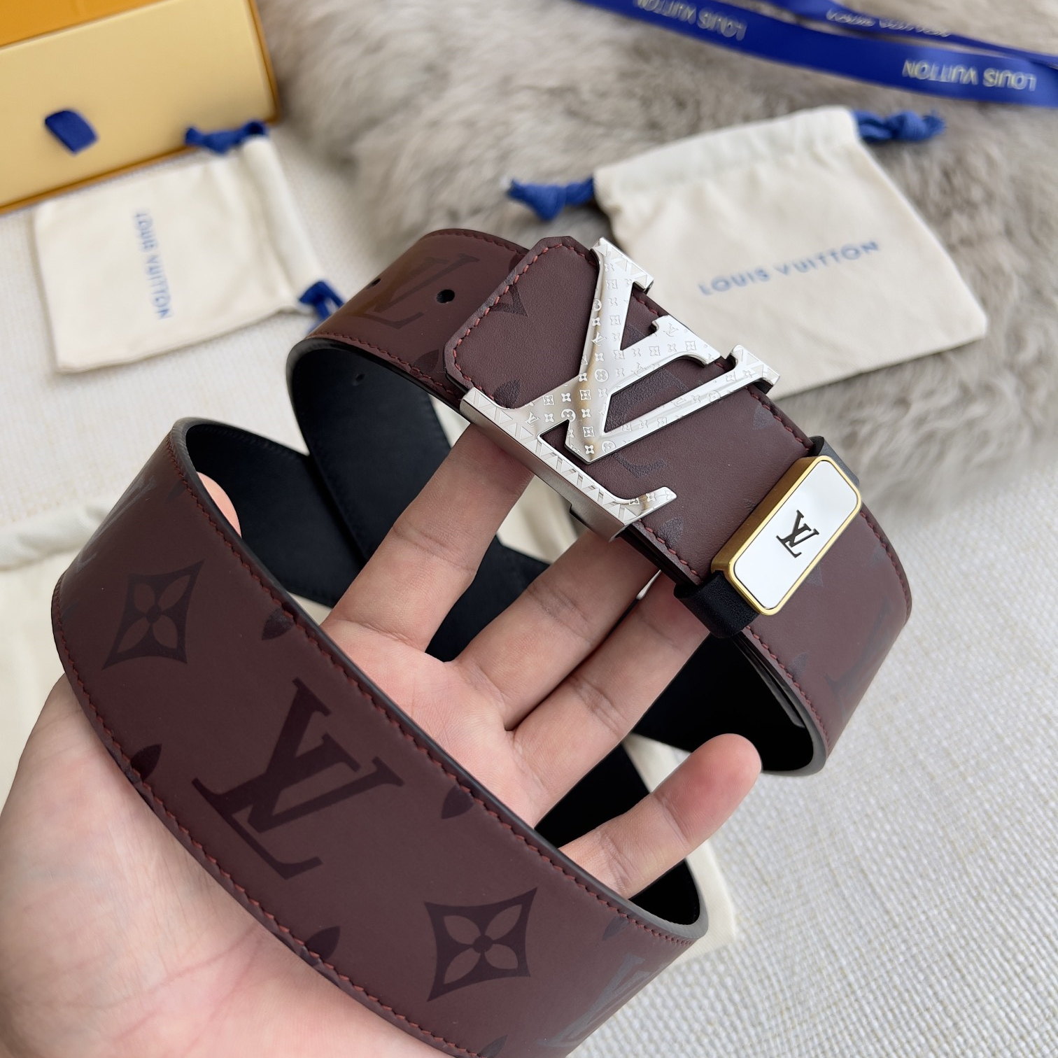Louis Vuitton Men Belt Width 3.8cm