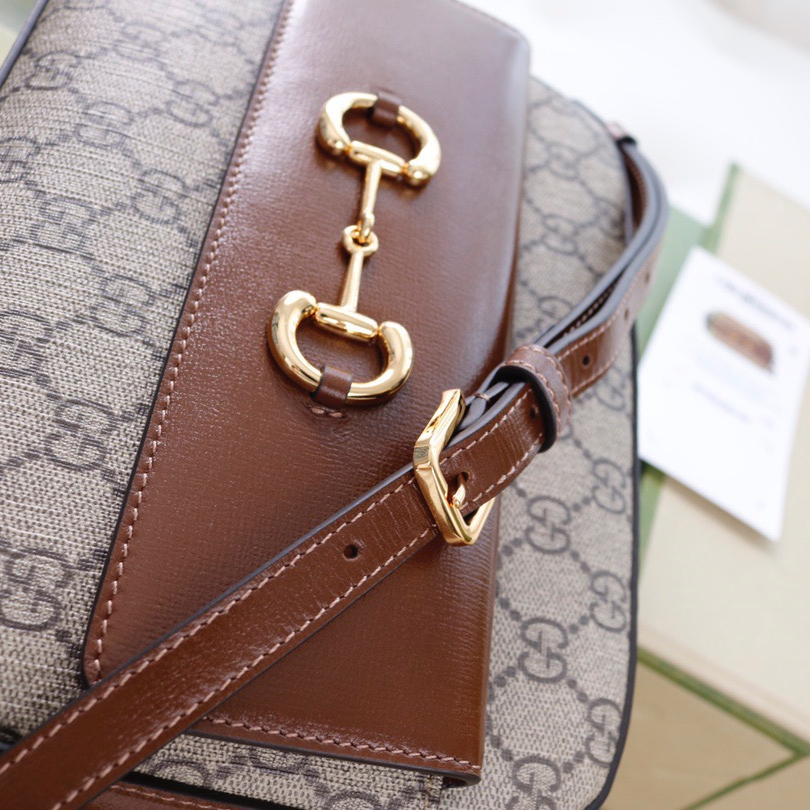 Gucci GG Horsebit 1955 Shoulder Bags Size 22.5*17*6.5cm