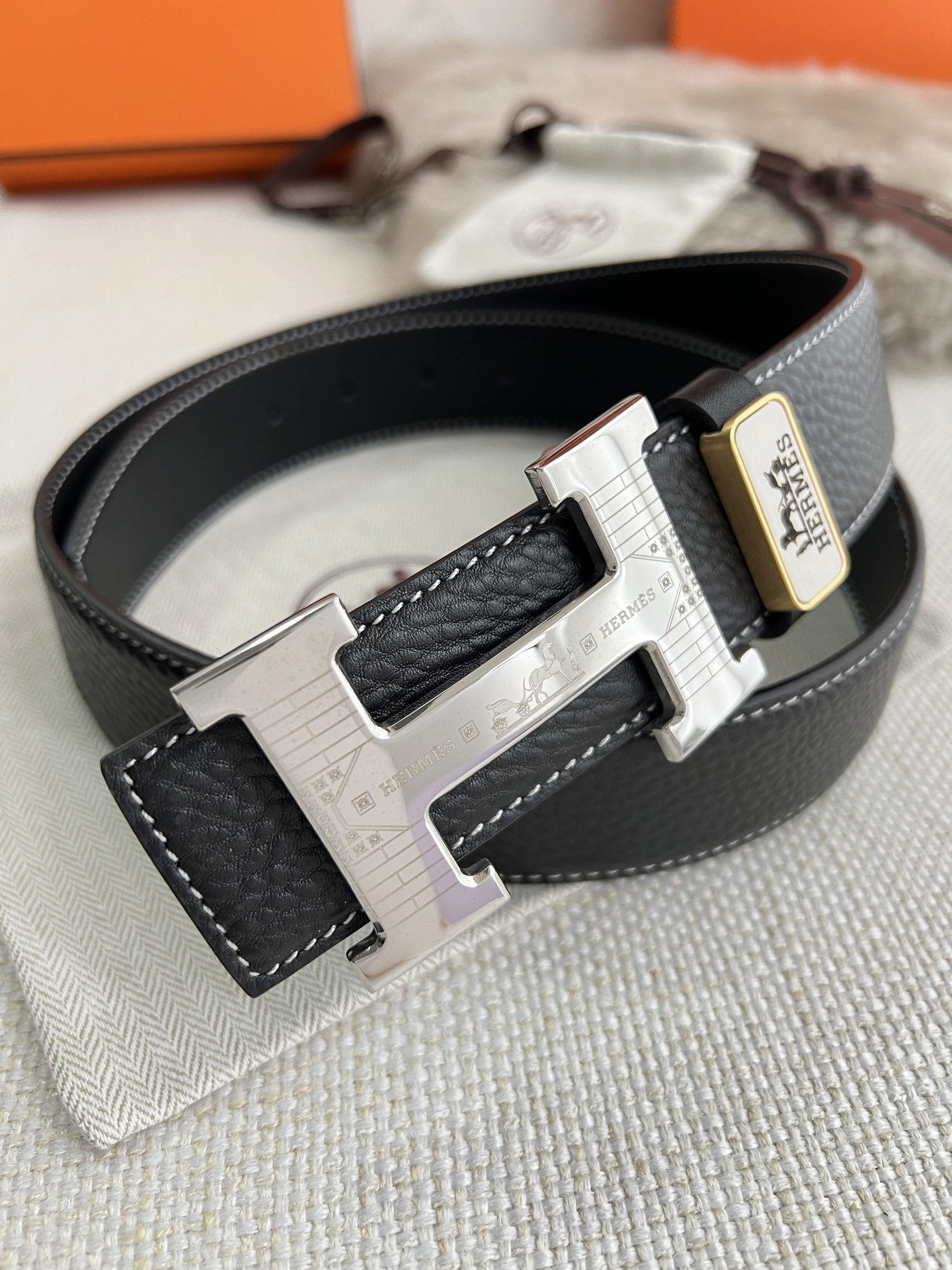 Hermes Men Belt Width 3.8cm
