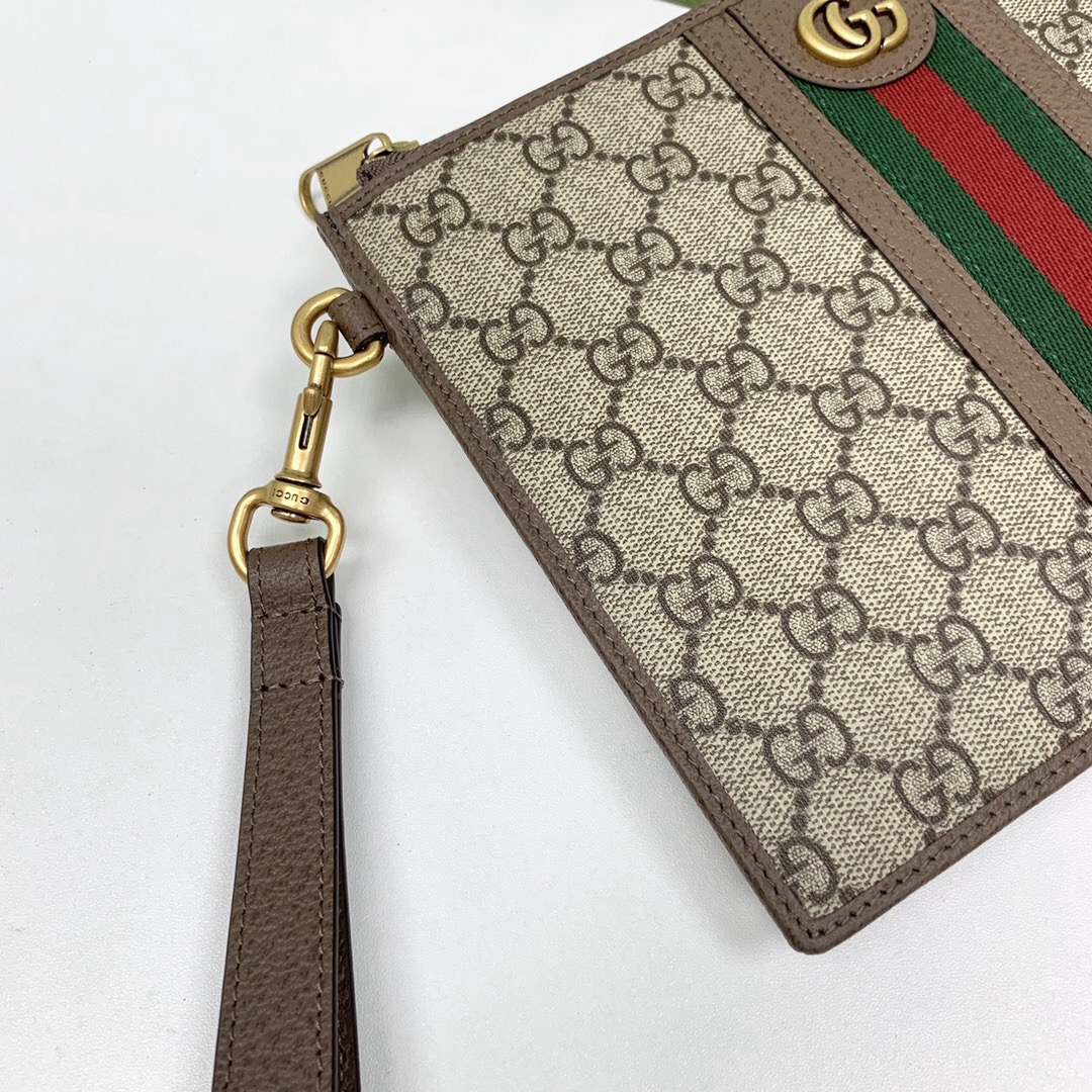 Gucci New GG Supreme Pouch Size 24*17.5*1cm Style 672989