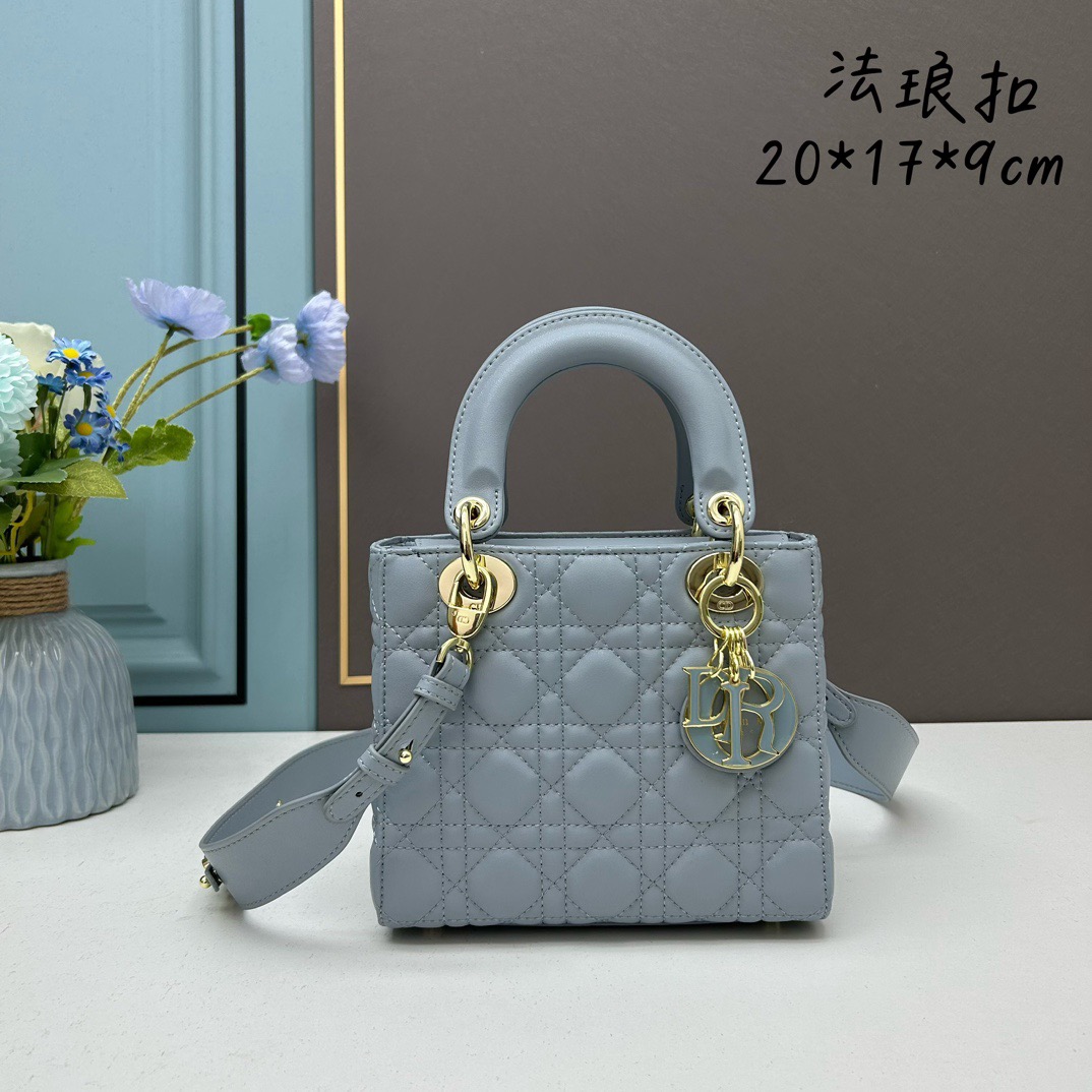Dior Mini Lady Women Shoulder Bags 20*17*9cm
