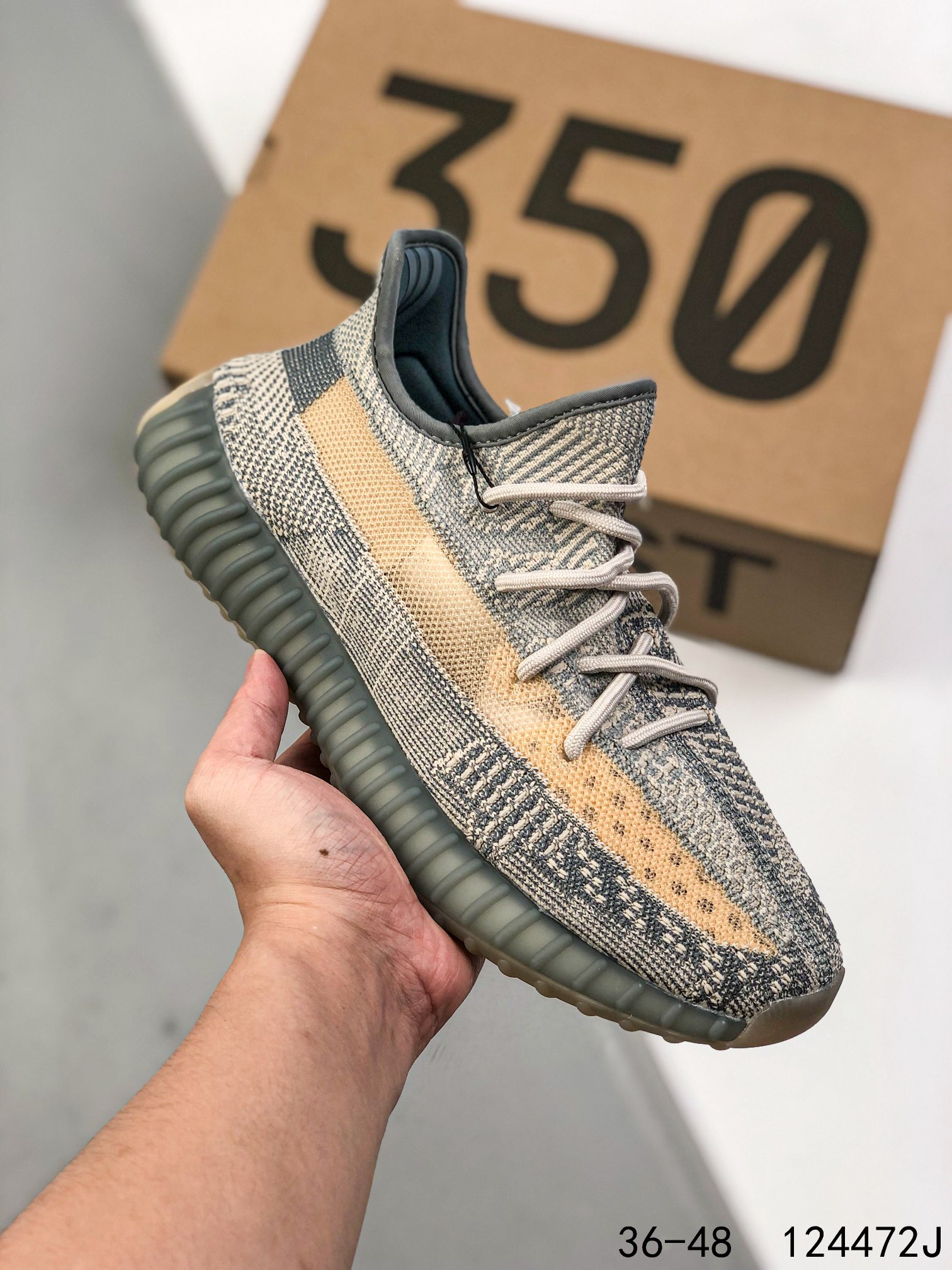 Yeezy 350 Boost 350 V2 Mens/Women Sneakers Shoes Light Green 36 - 45