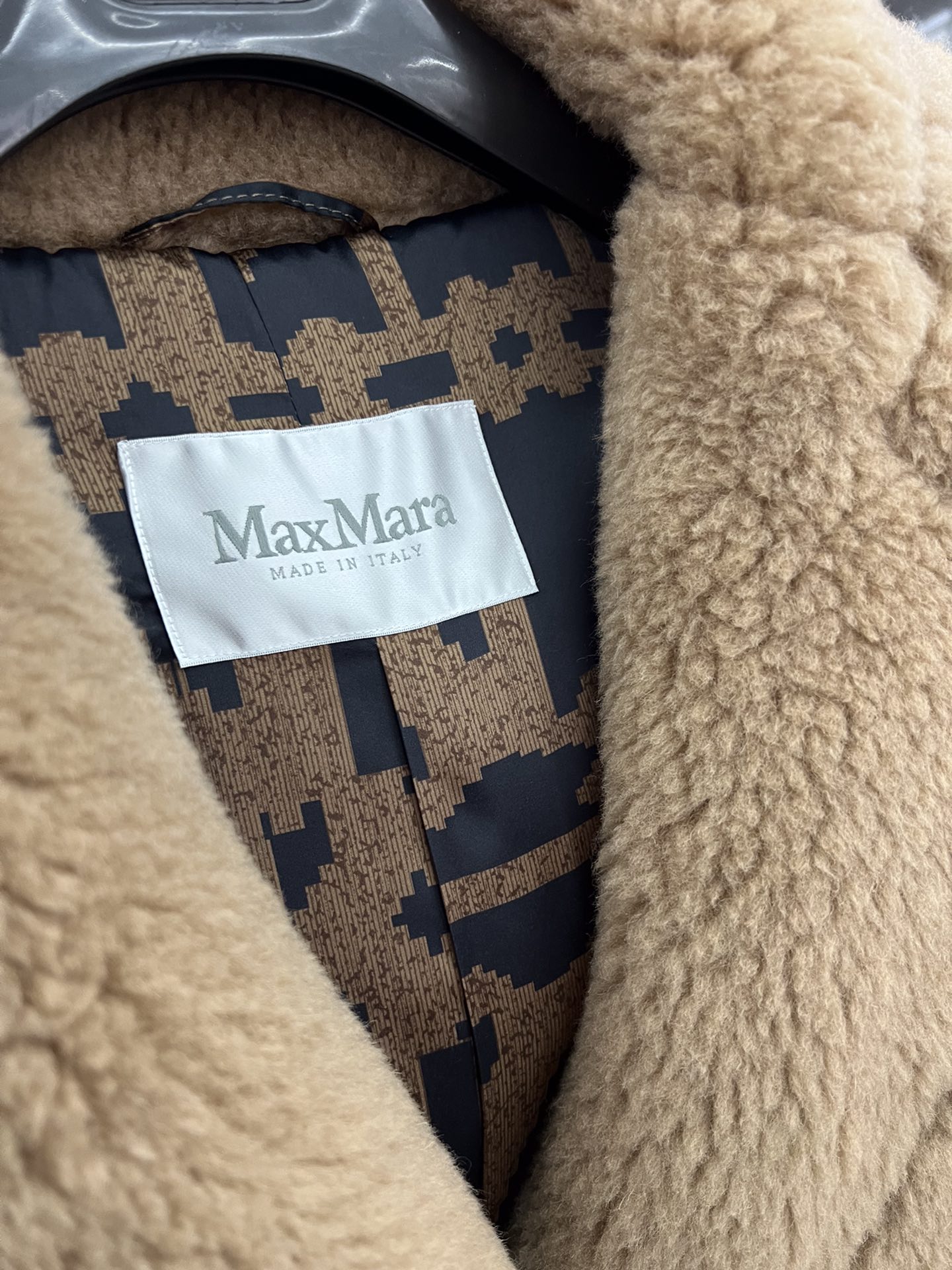 Max Mara Teddy fur long coat Size XS-M