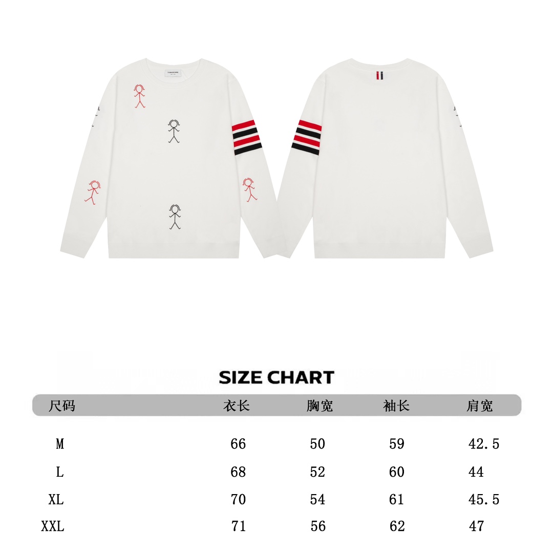 Thom Browne Unisex Sweatshirt Size S-XL