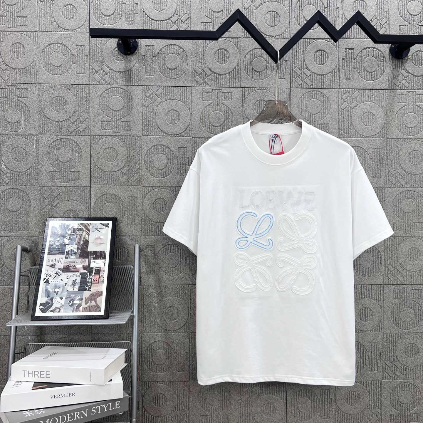 Loewe T Shirt  Embroider Logo Size XS-L